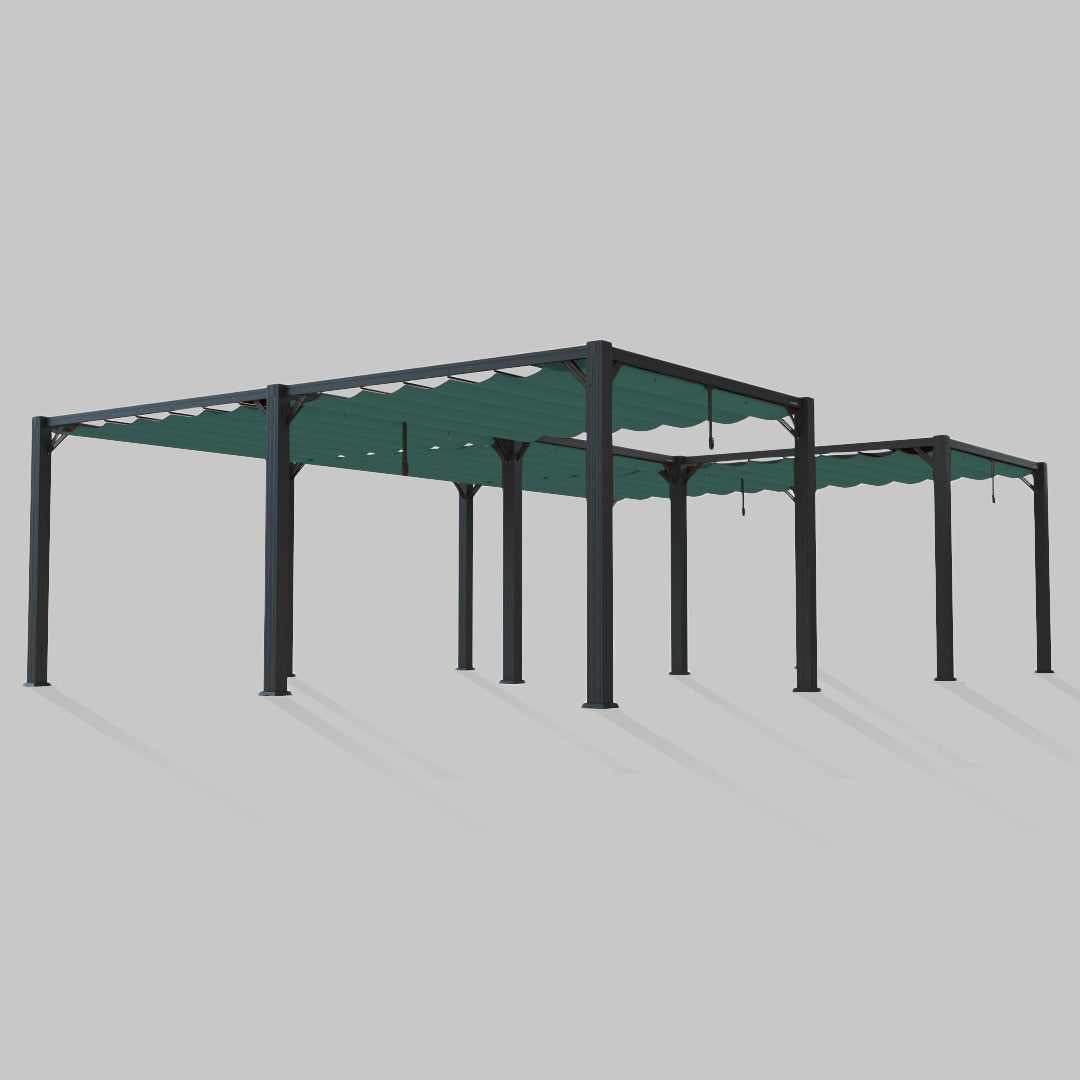 #configuration pergola_U shape #frame colour_Aluminum