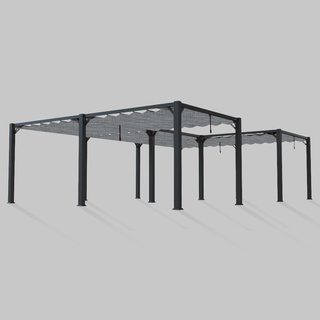 #configuration pergola_U shape #frame colour_Aluminum