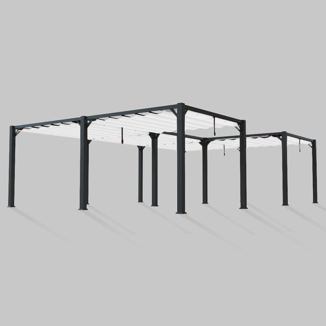 #configuration pergola_U shape #frame colour_Aluminum