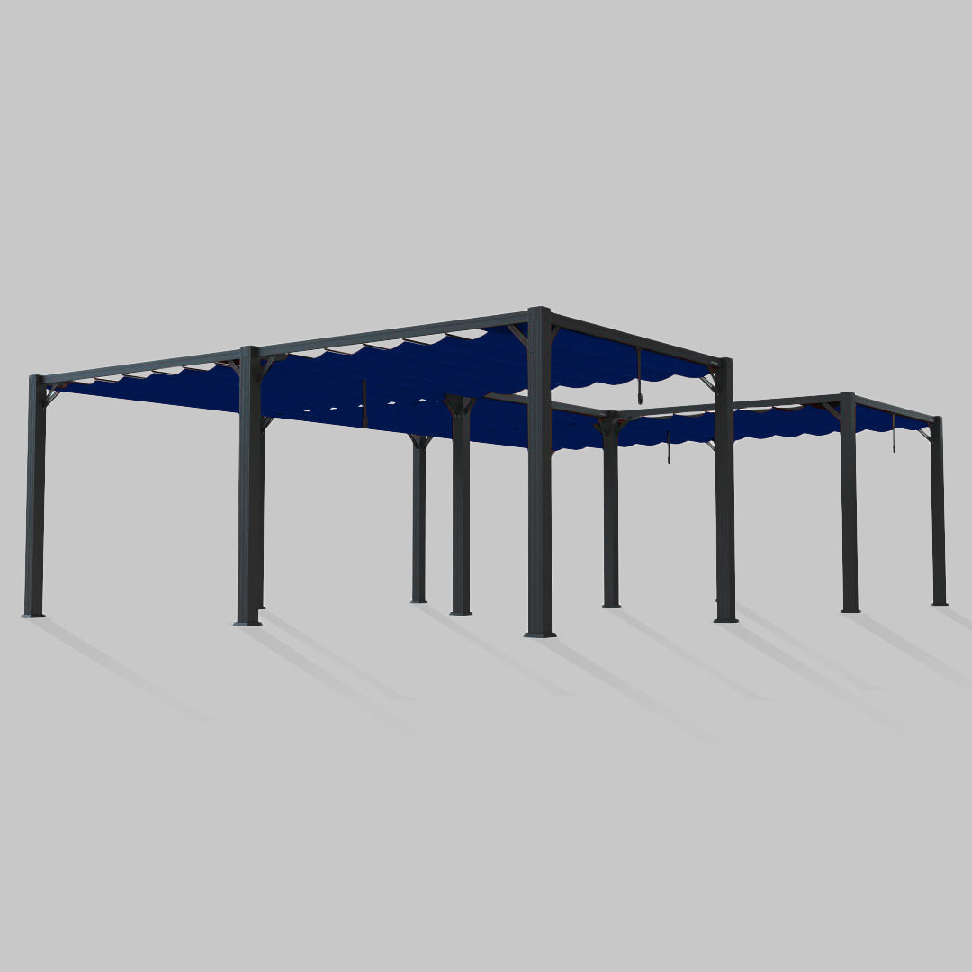 #configuration pergola_U shape #frame colour_Aluminum
