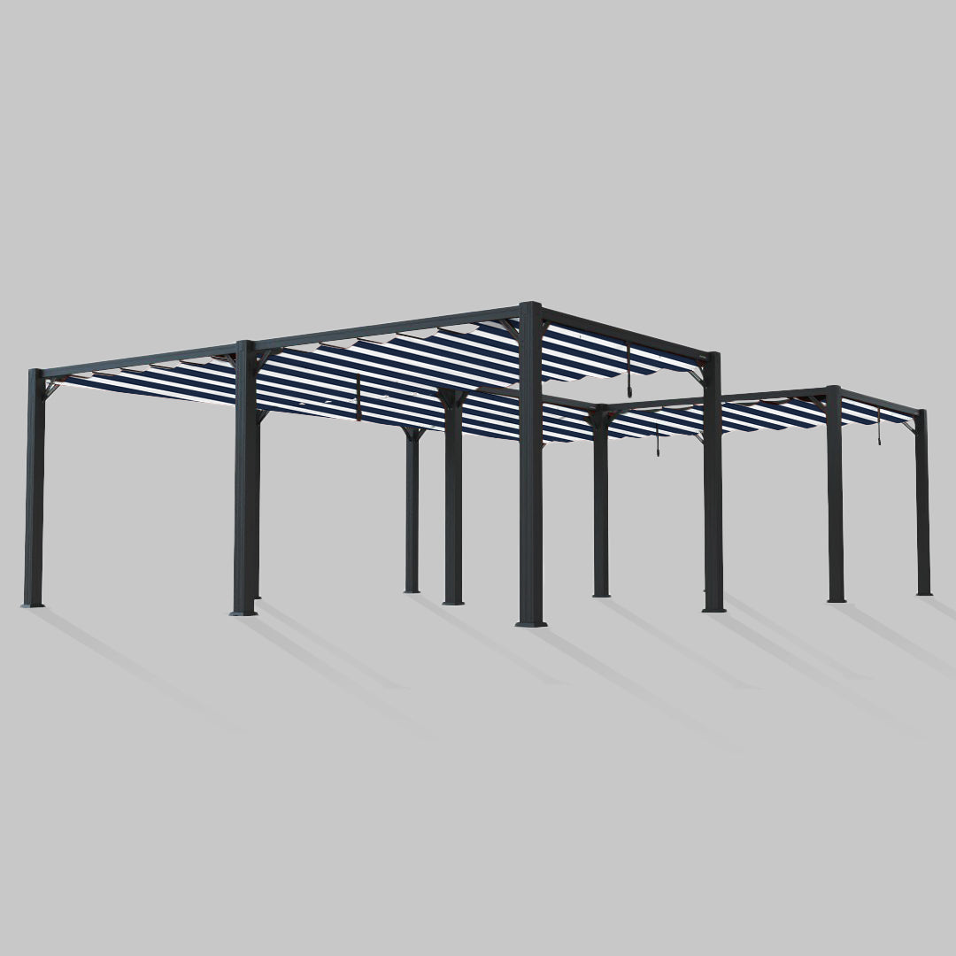 #configuration pergola_U shape #frame colour_Aluminum