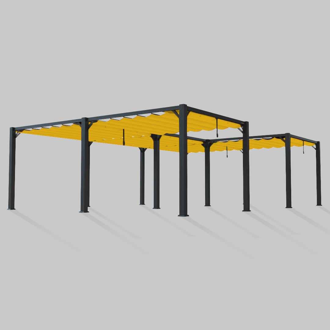 #configuration pergola_U shape #frame colour_Aluminum