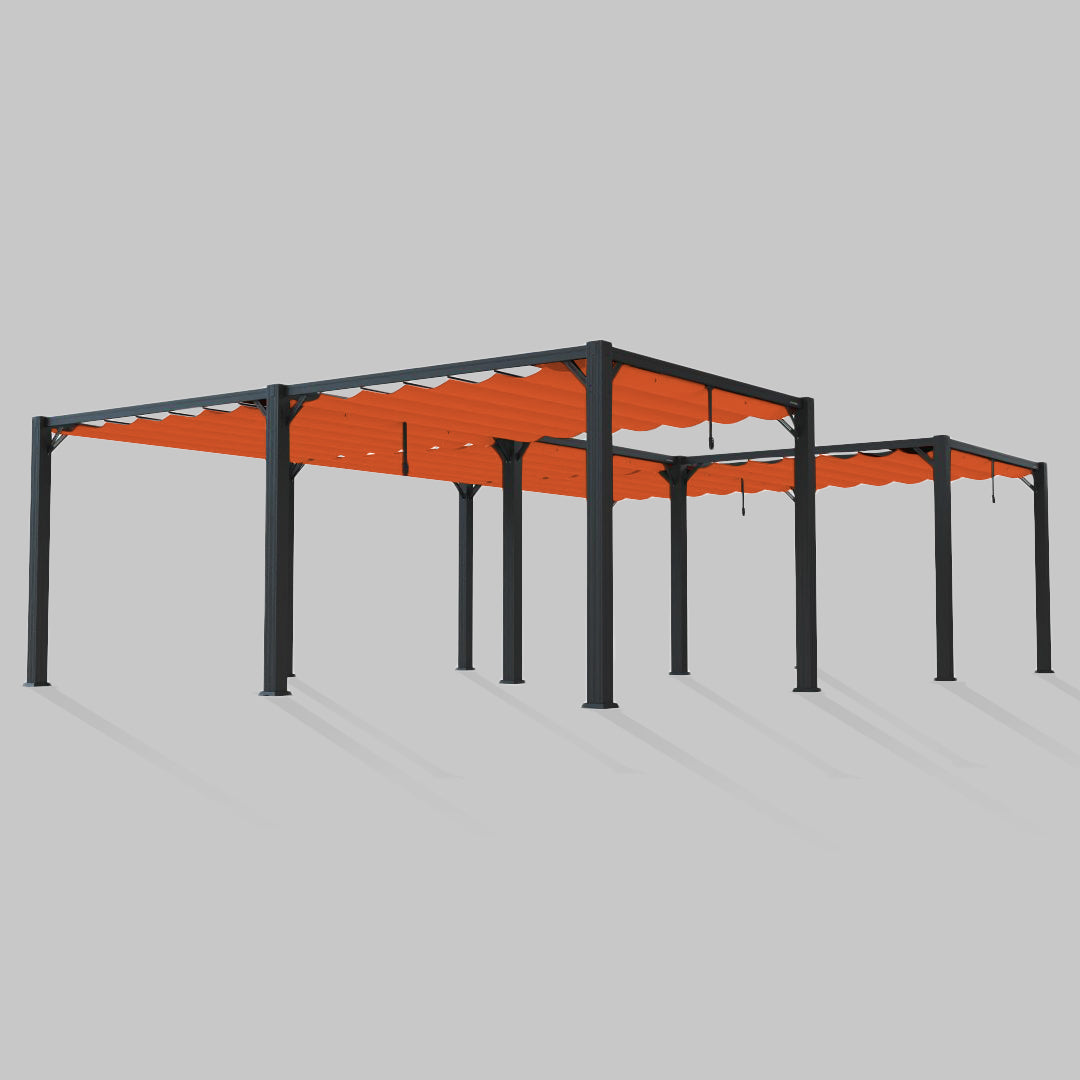 #configuration pergola_U shape #frame colour_Aluminum