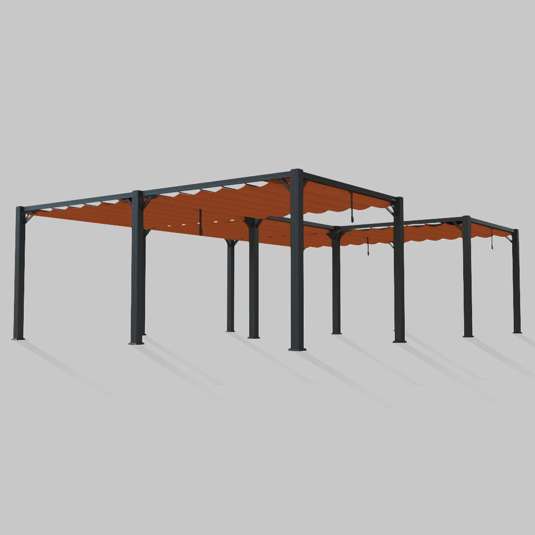 #configuration pergola_U shape #frame colour_Aluminum