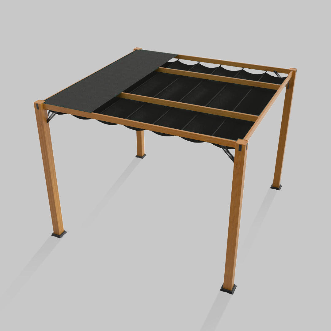 #configuration pergola_single #frame colour_Wood