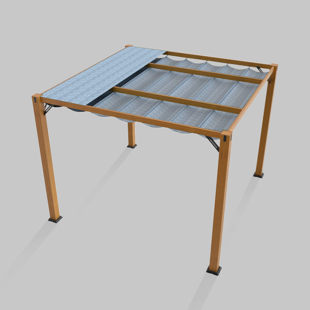 #configuration pergola_single #frame colour_Wood