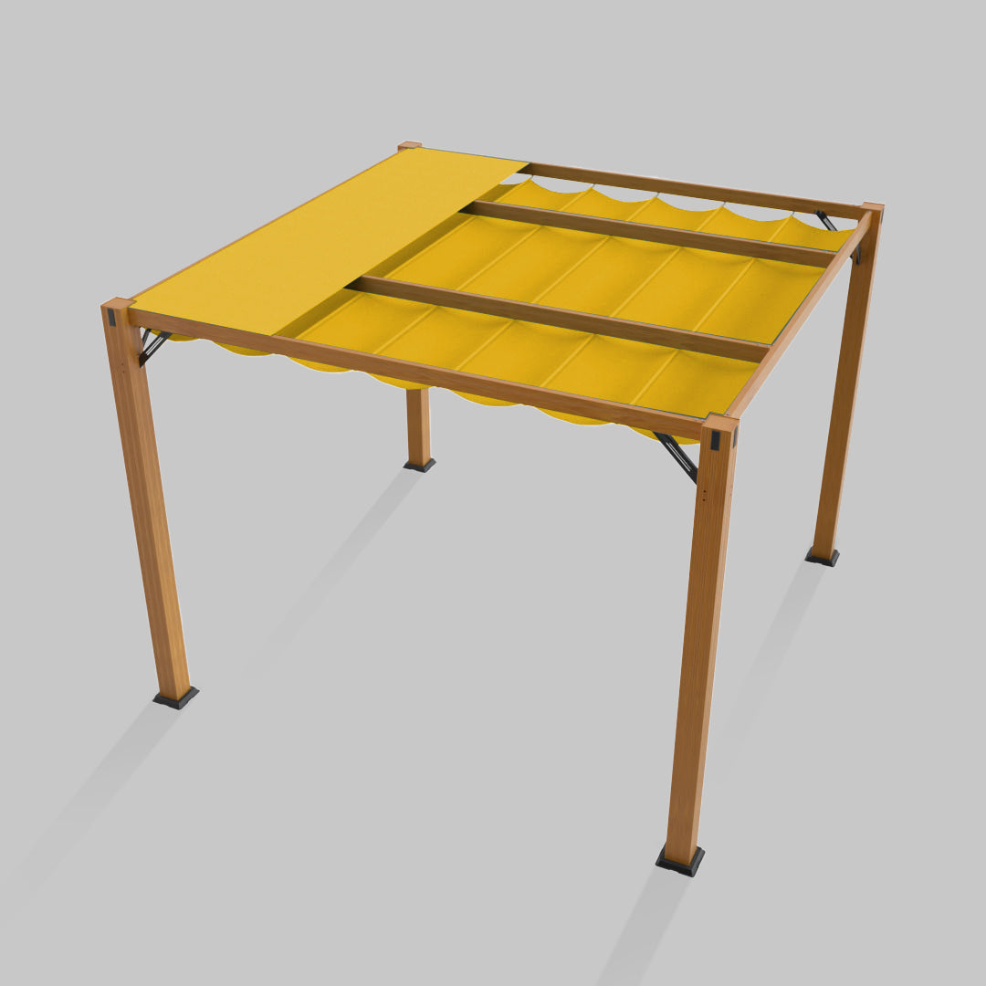 #configuration pergola_single #frame colour_Wood