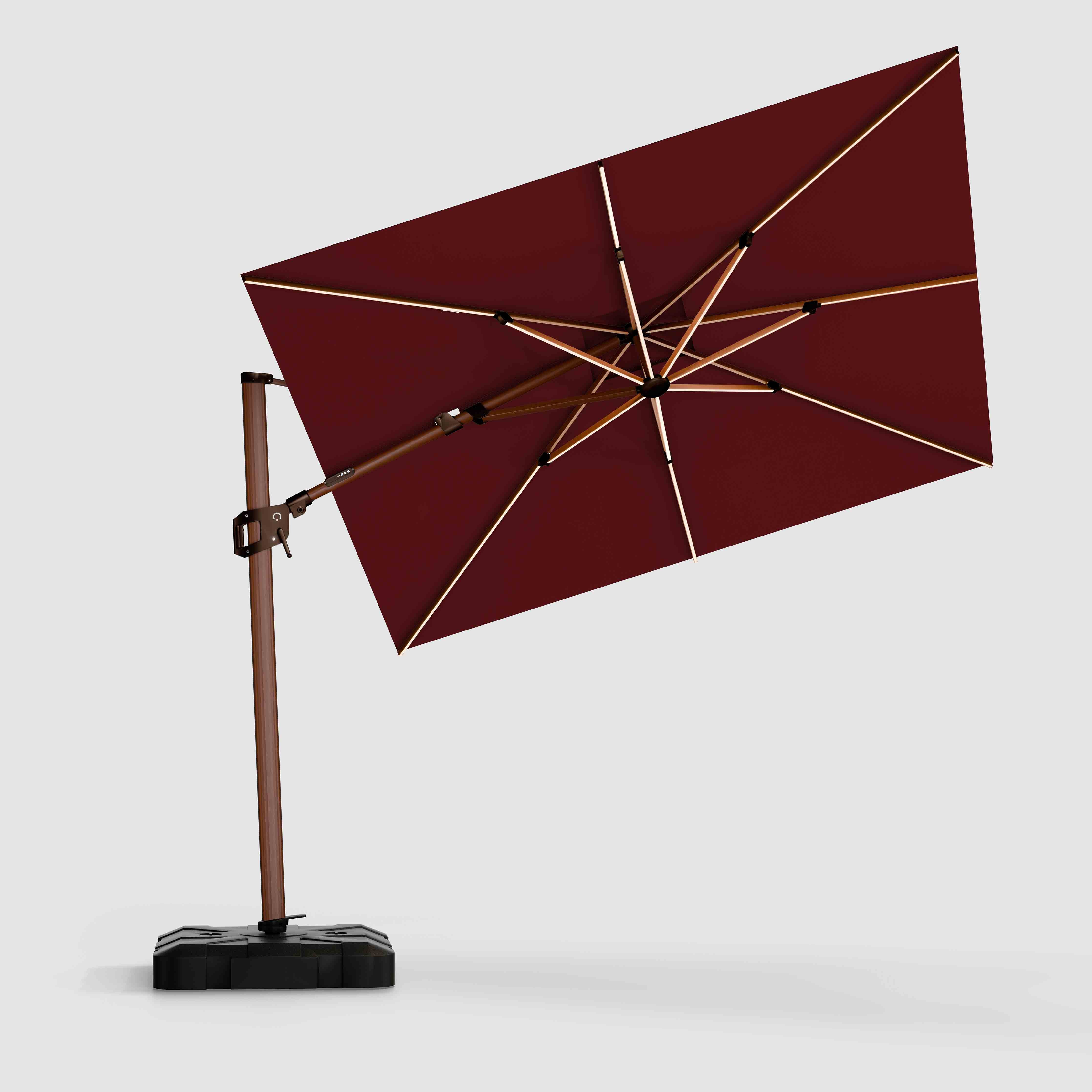 The Supreme Wooden™ - Sunbrella Burgundy