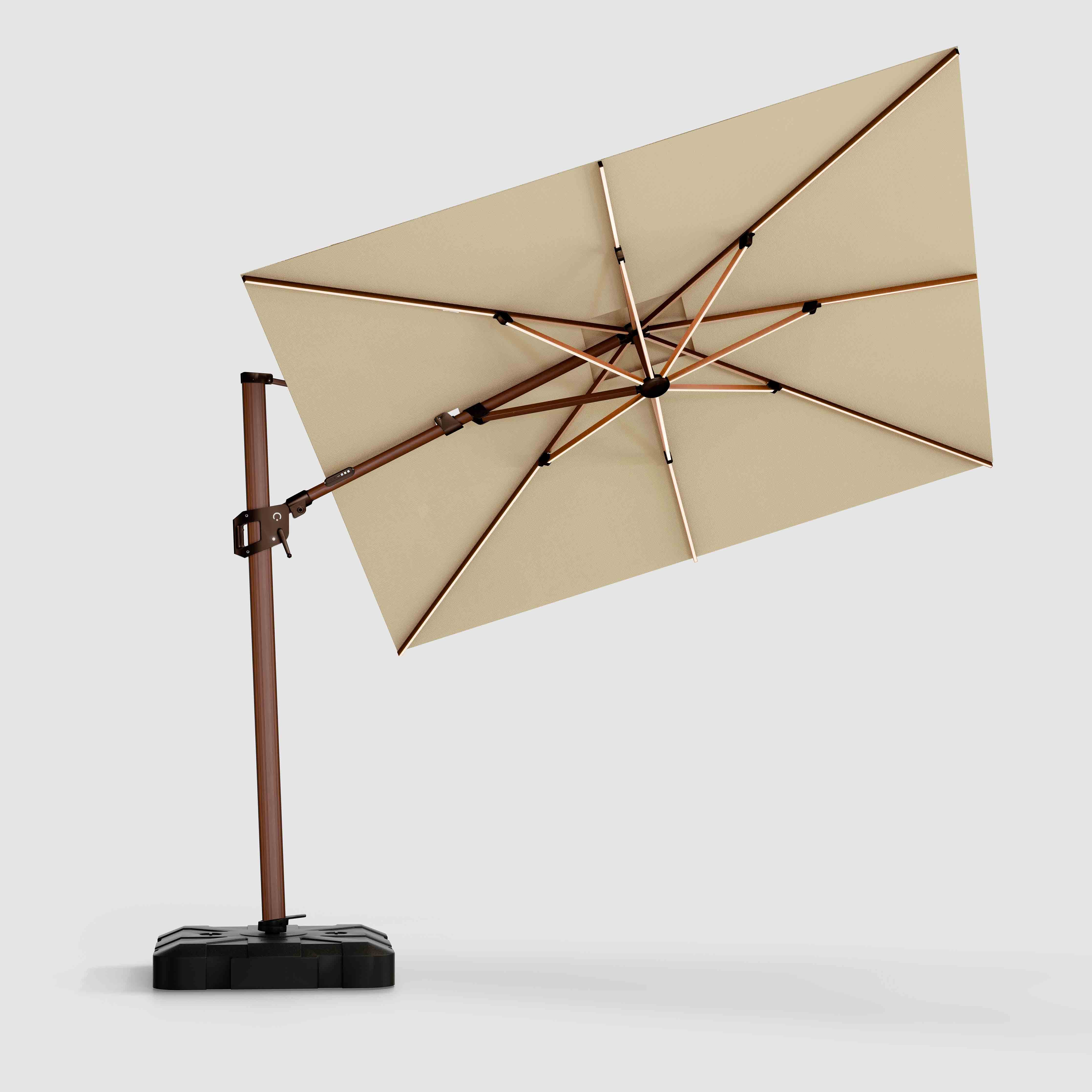 The Supreme Wooden™ - Sunbrella Heather Tan