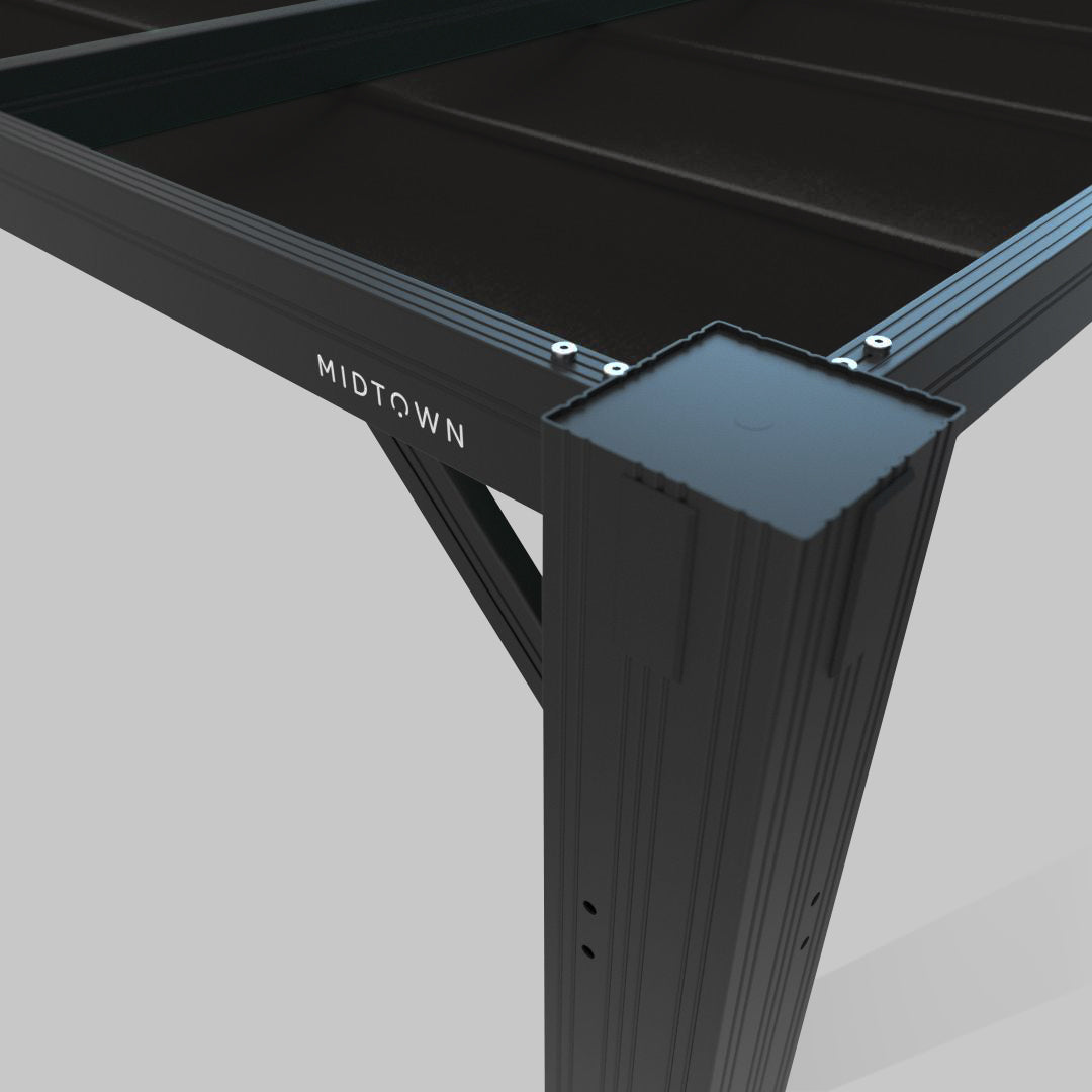 #configuration pergola_U shape #frame colour_Aluminum