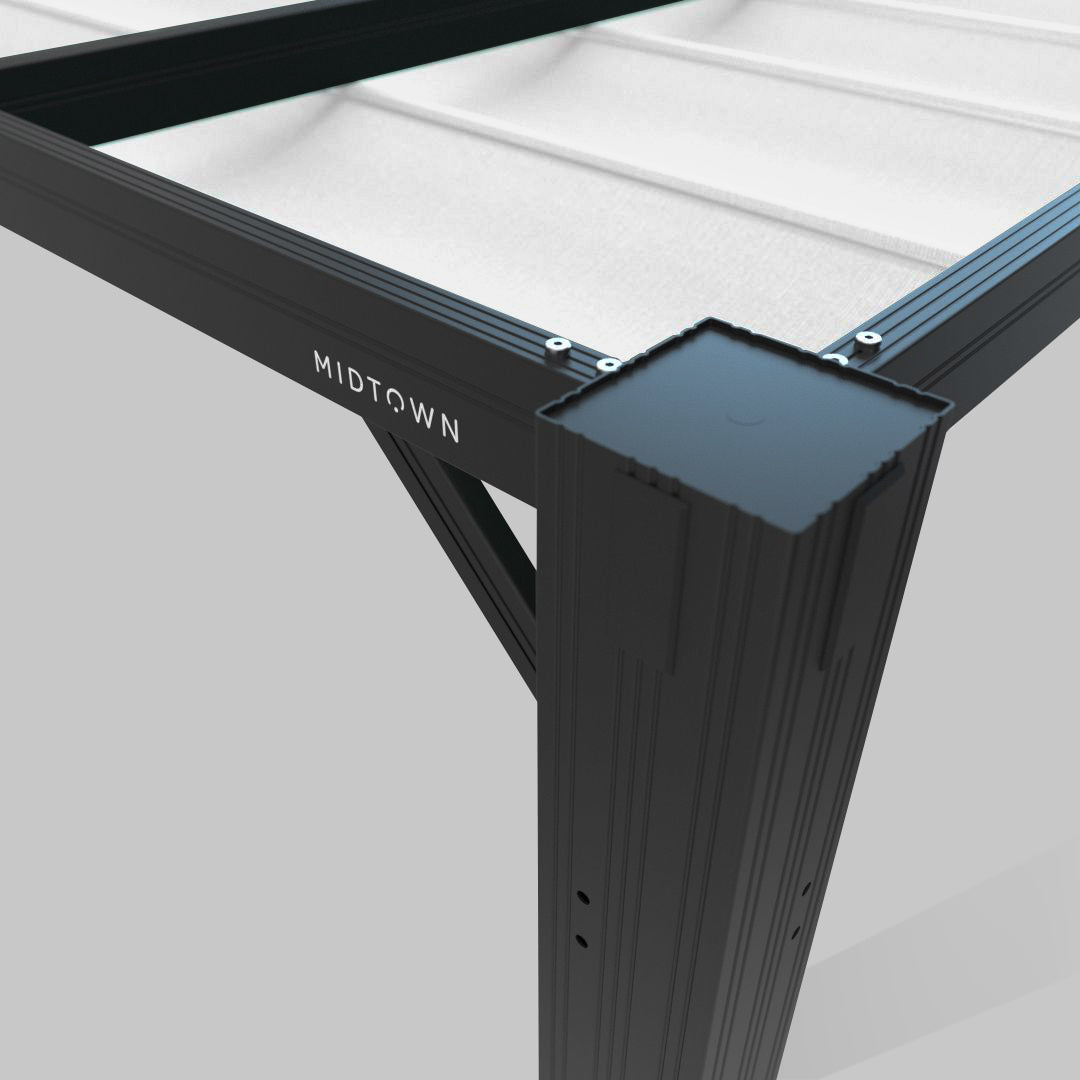 #configuration pergola_U shape #frame colour_Aluminum