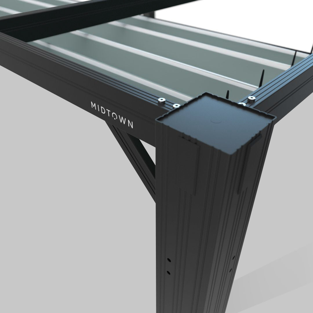 #configuration pergola_U shape #frame colour_Aluminum