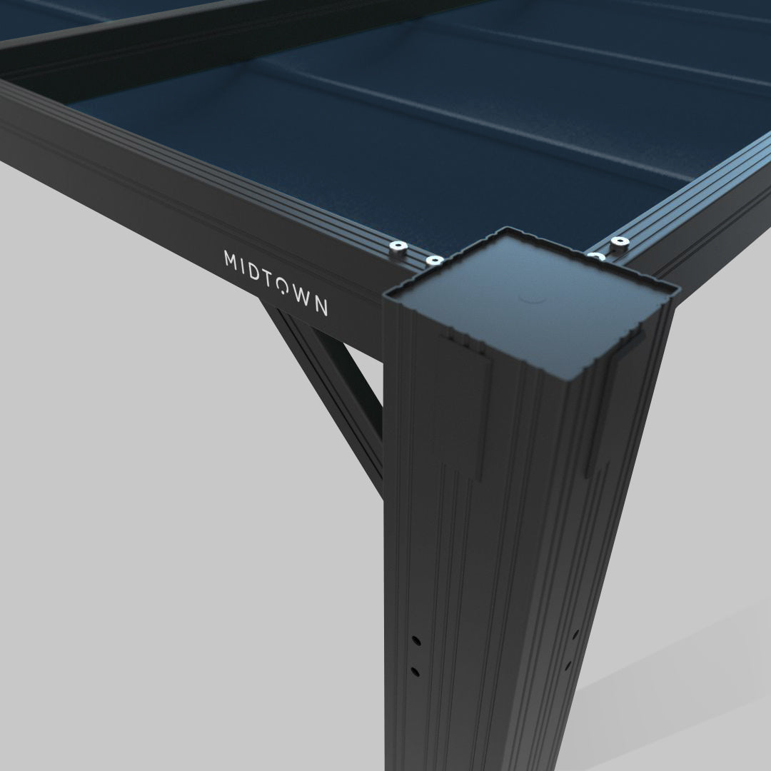 #configuration pergola_U shape #frame colour_Aluminum