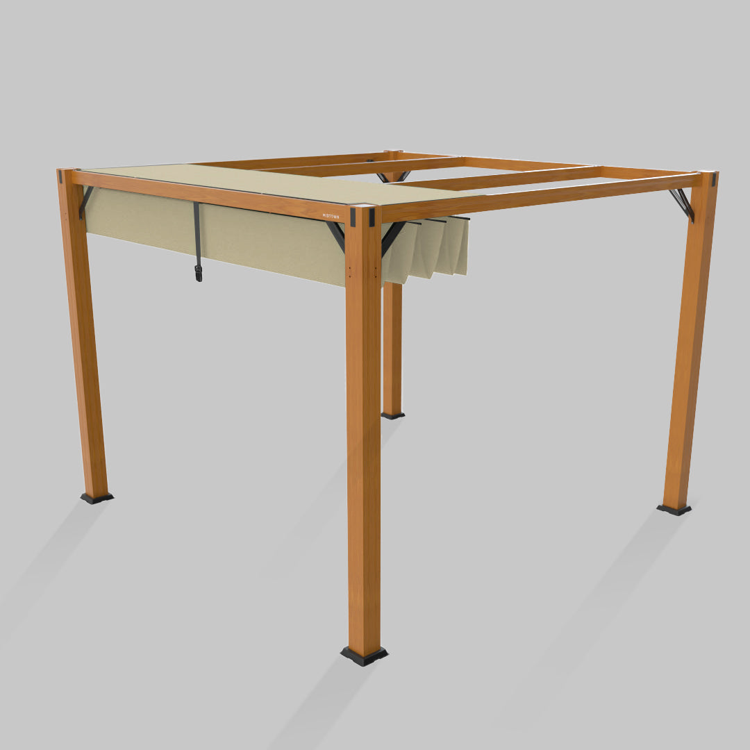 #configuration pergola_single #frame colour_Wood