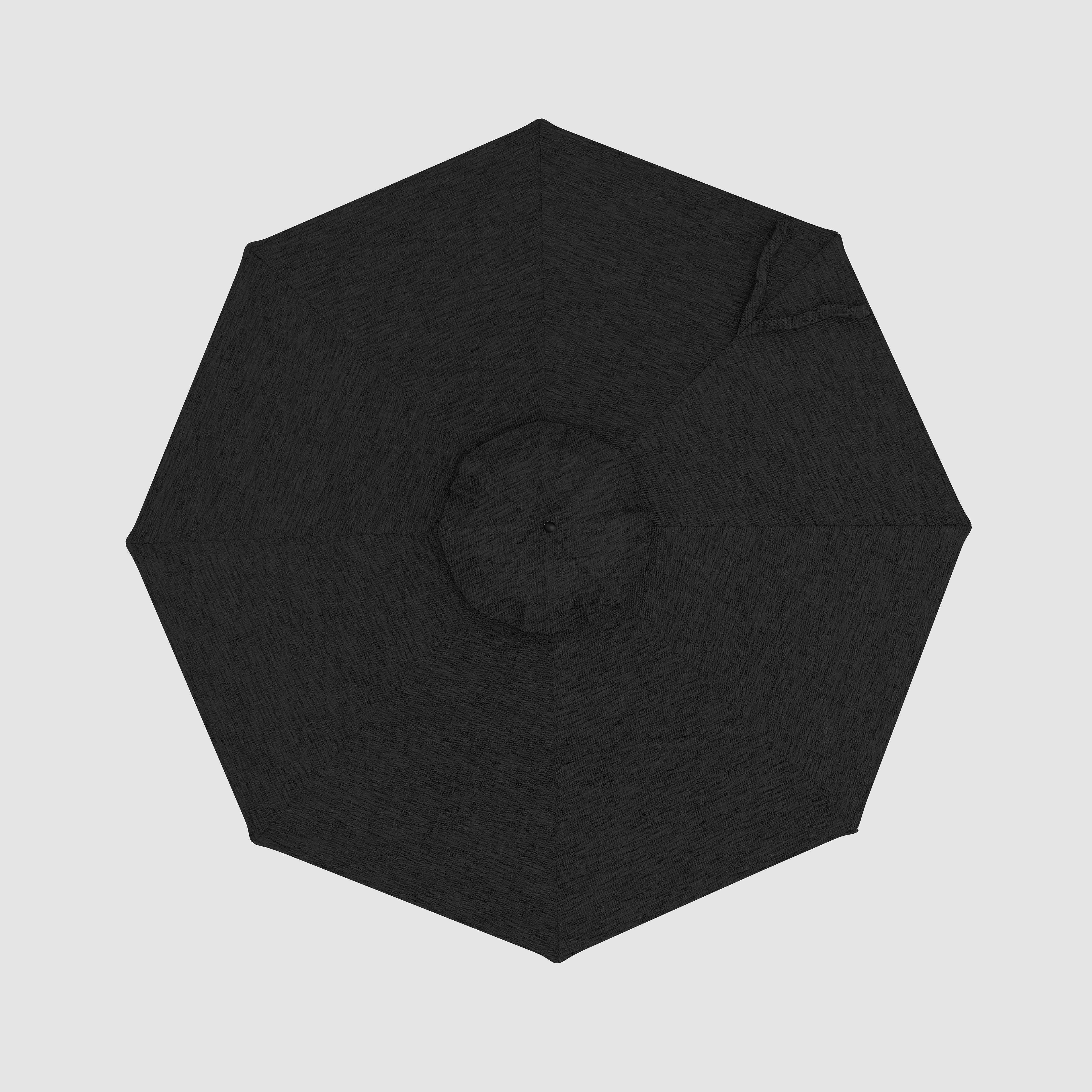 Auvent de rechange pour parasol de marché - Sunbrella Spectrum Carbon