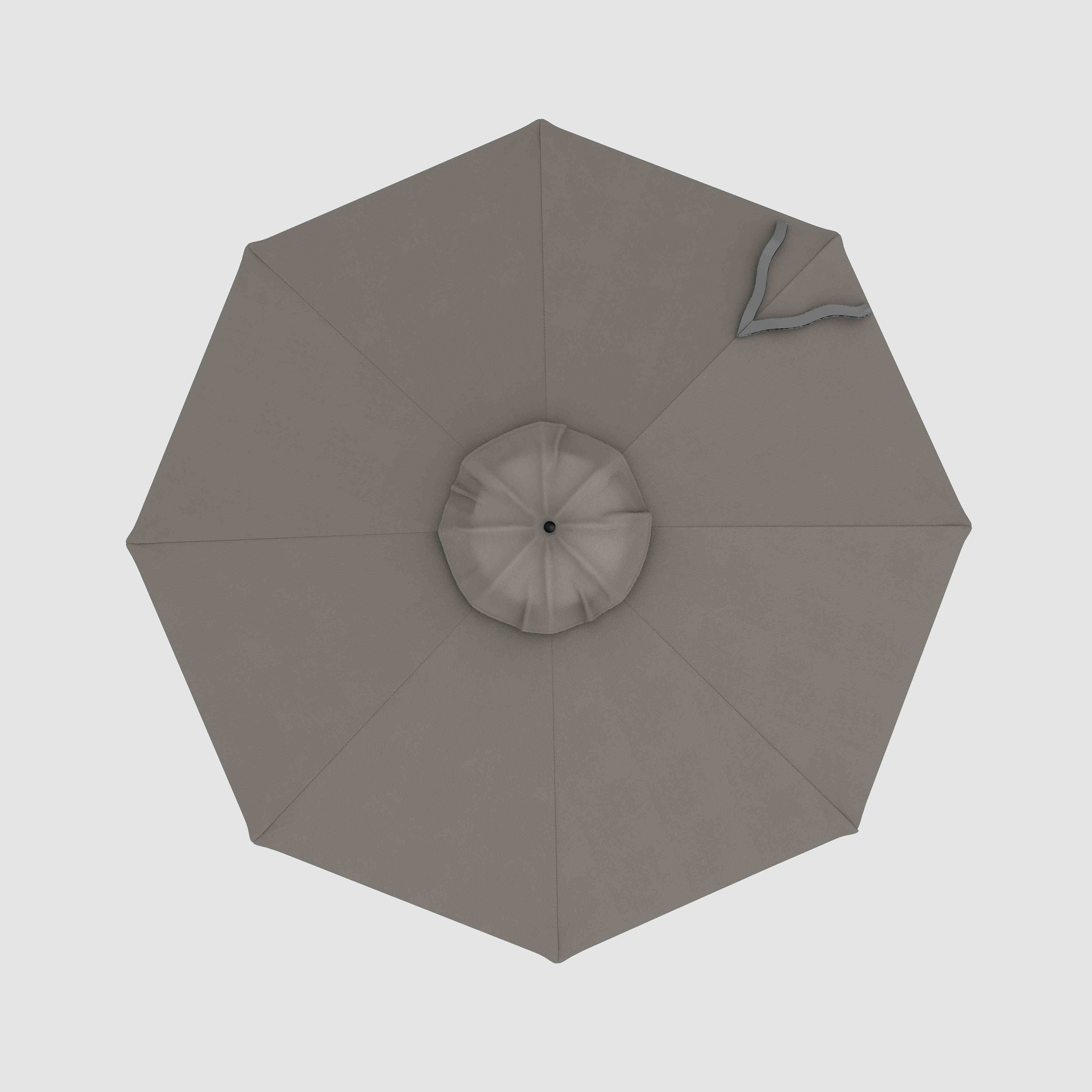 Auvent de rechange pour parasol de marché - Terylast Charcoal