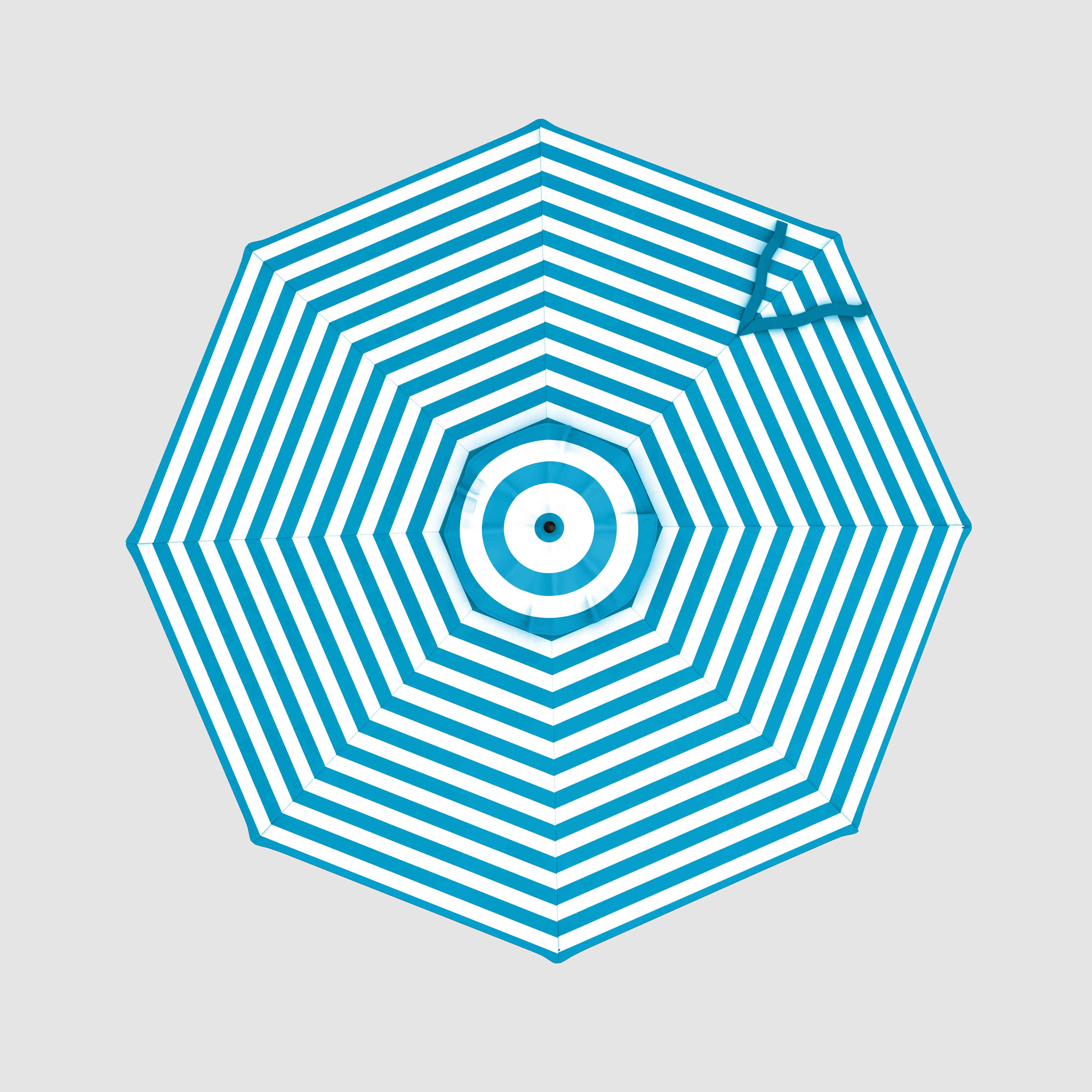 Auvent de rechange pour parasol de marché - Terylast Cobalt Stripes