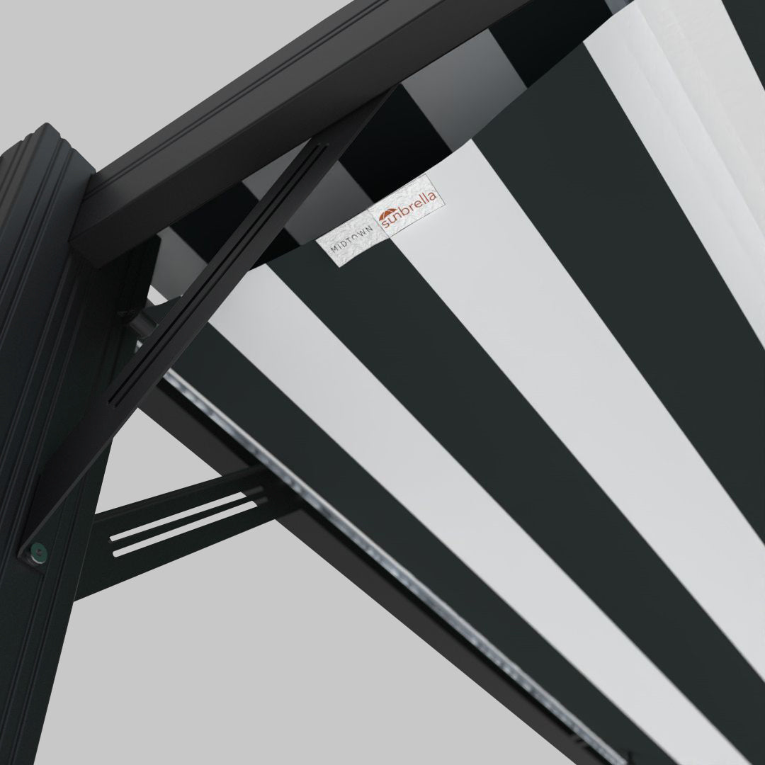 #configuration pergola_U shape #frame colour_Aluminum