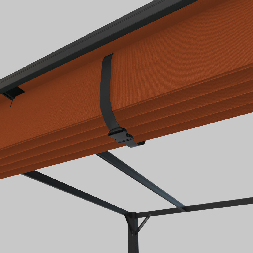 #configuration pergola_L shape #frame colour_Aluminum