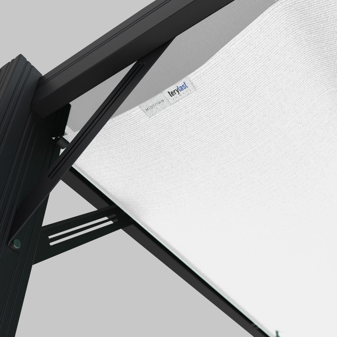 #configuration pergola_U shape #frame colour_Aluminum