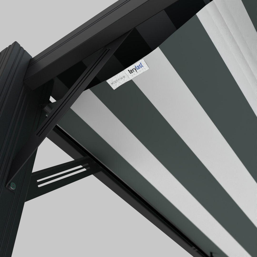 #configuration pergola_U shape #frame colour_Aluminum