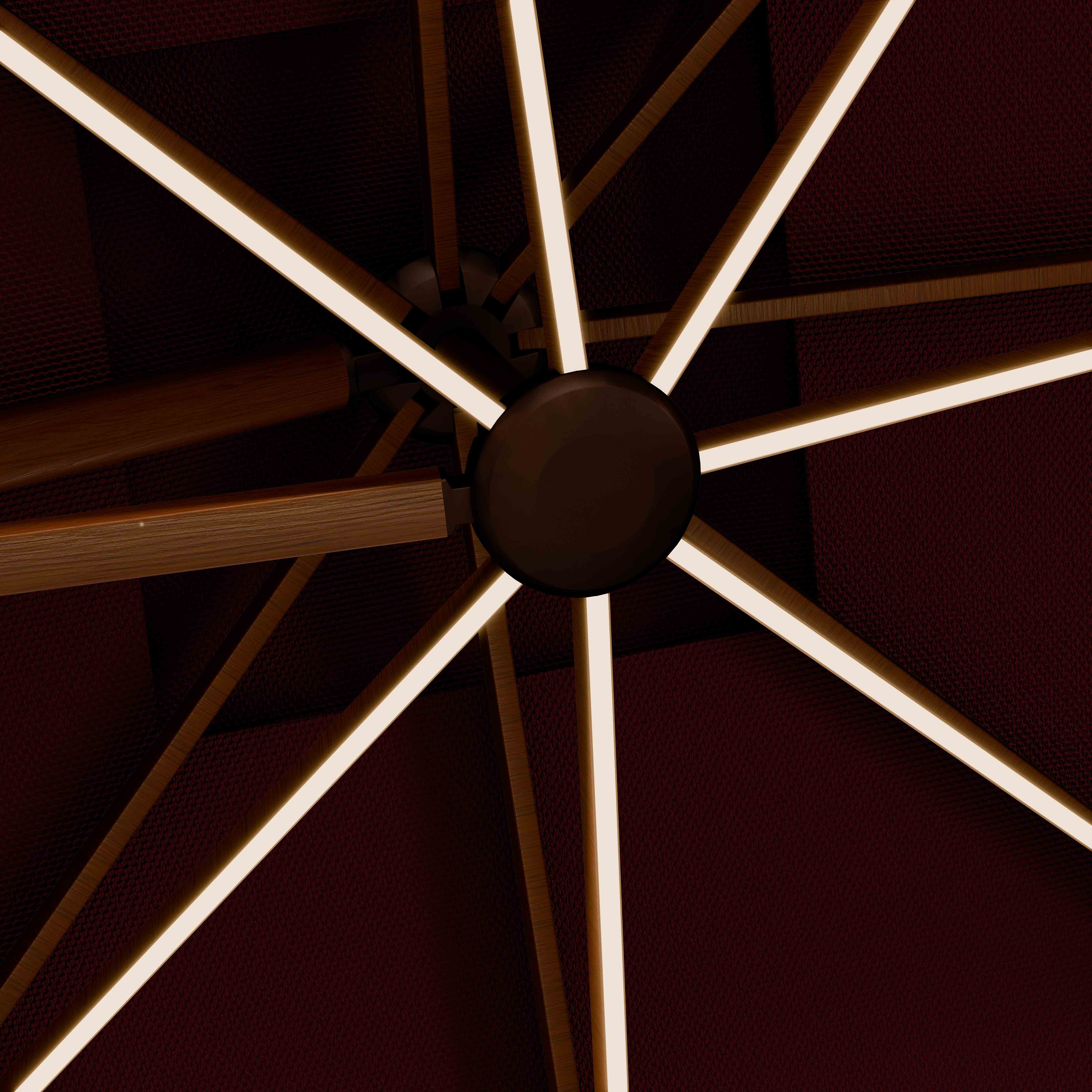 The Supreme Wooden™ - Sunbrella Burgundy