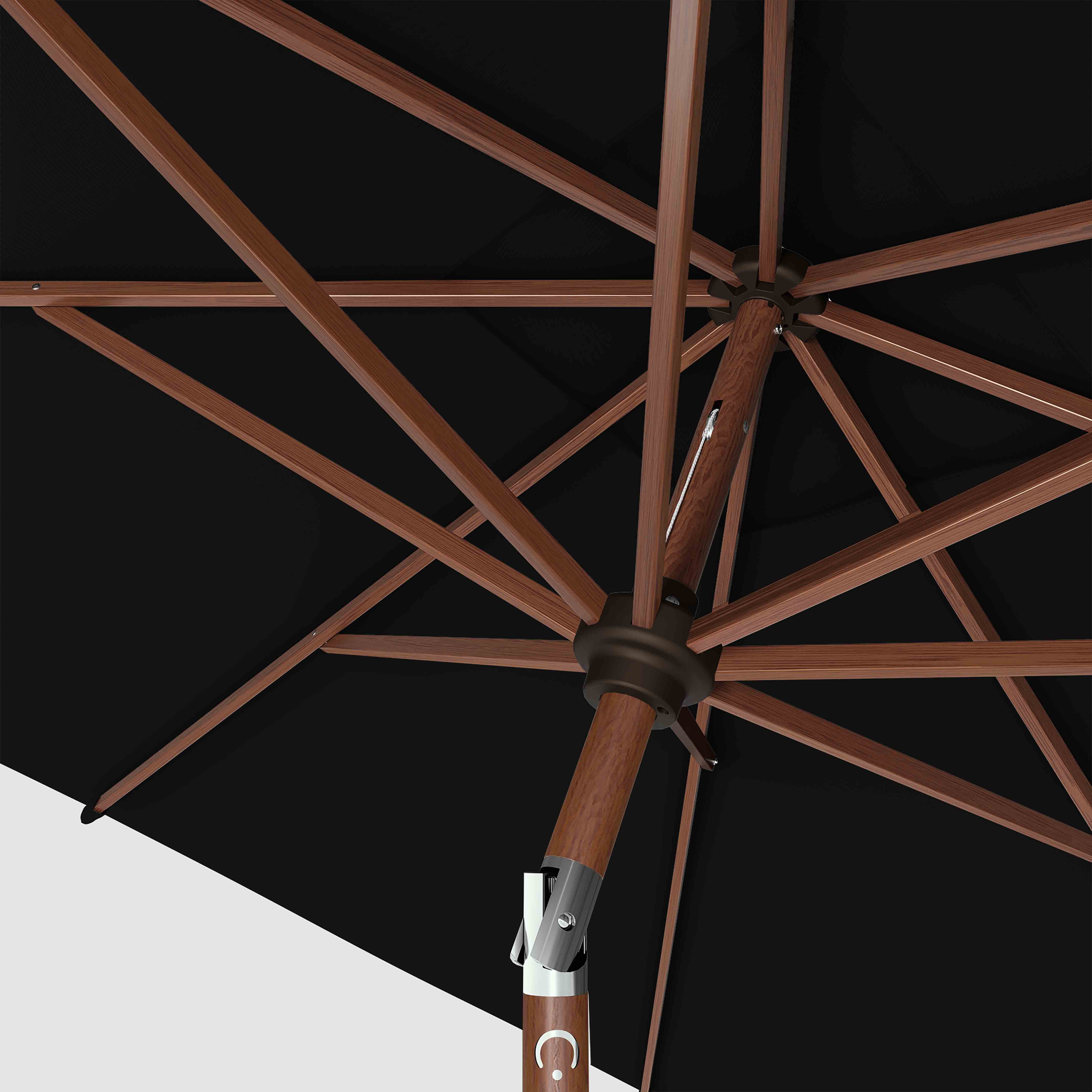 #pole finish_Wooden