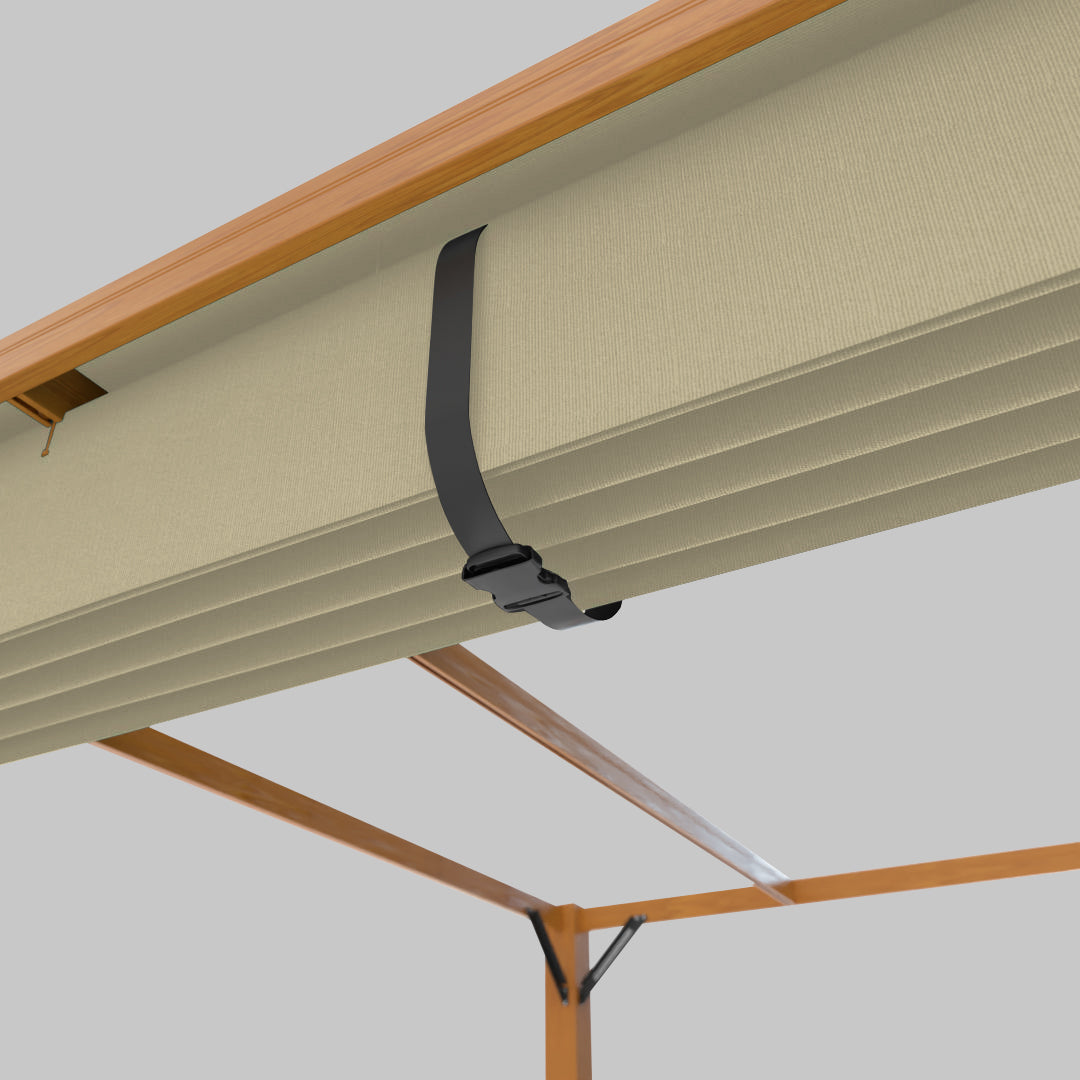 #configuration pergola_U shape #frame colour_Wood