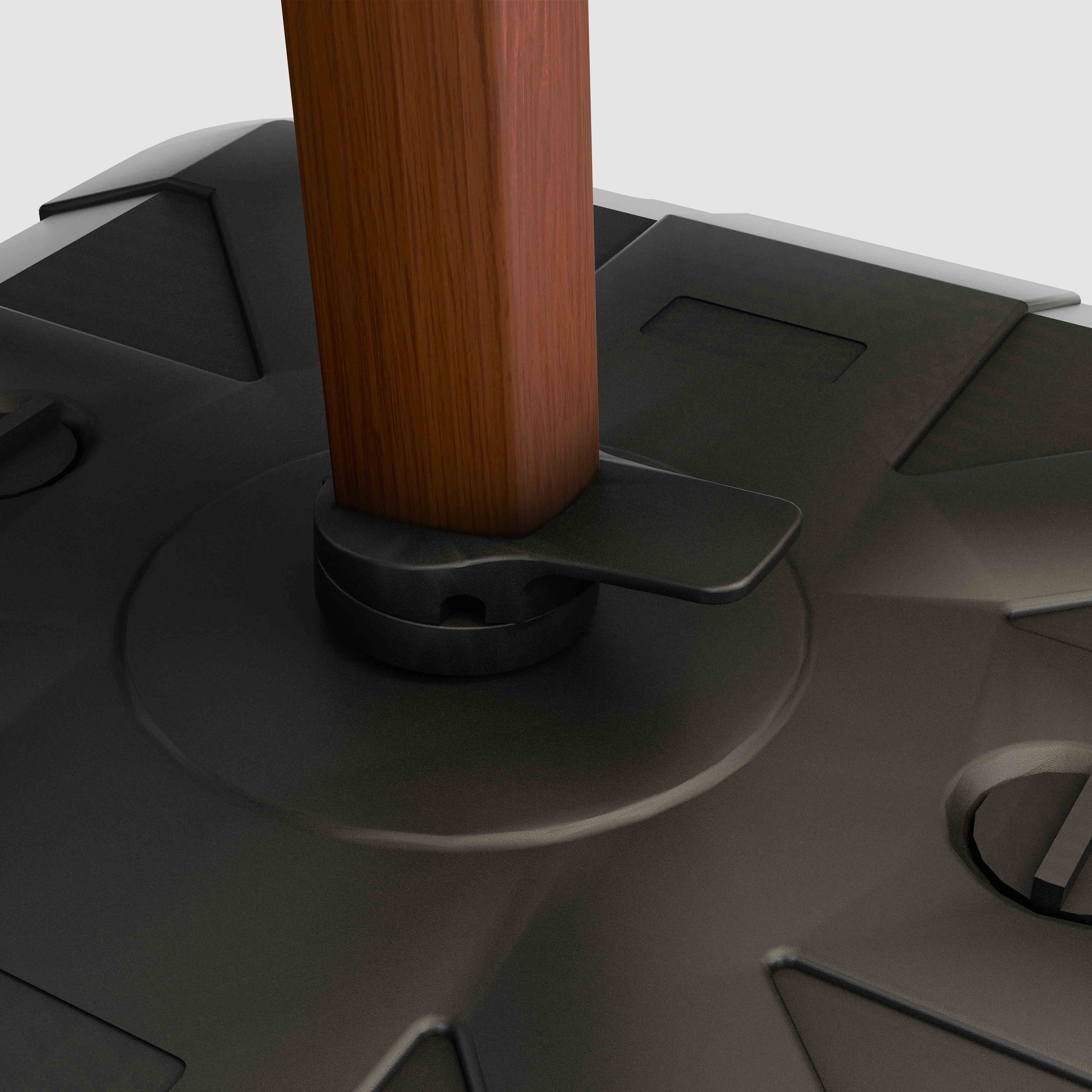 The Supreme Wooden™ - Sunbrella Canvas Haze