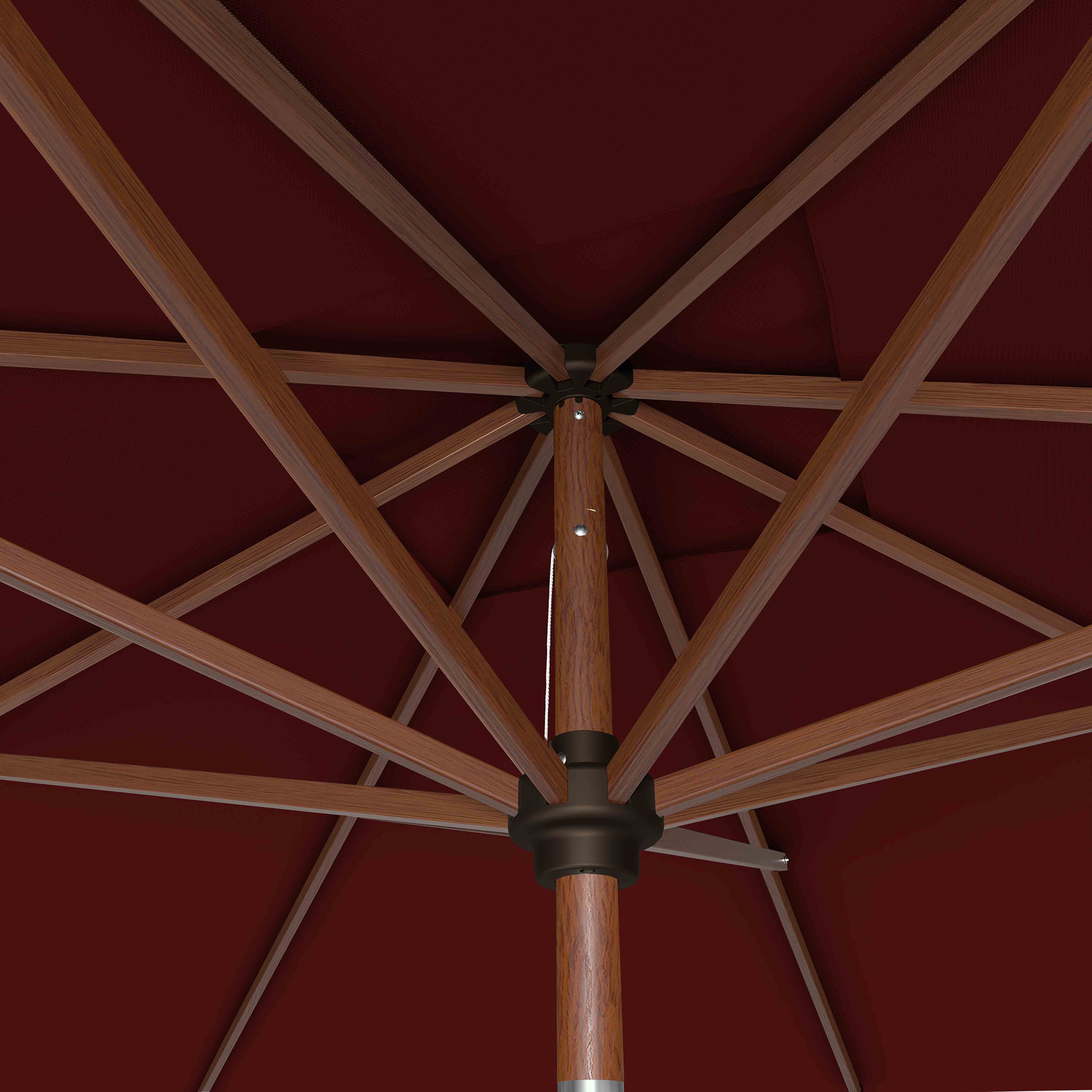#pole finish_Wooden