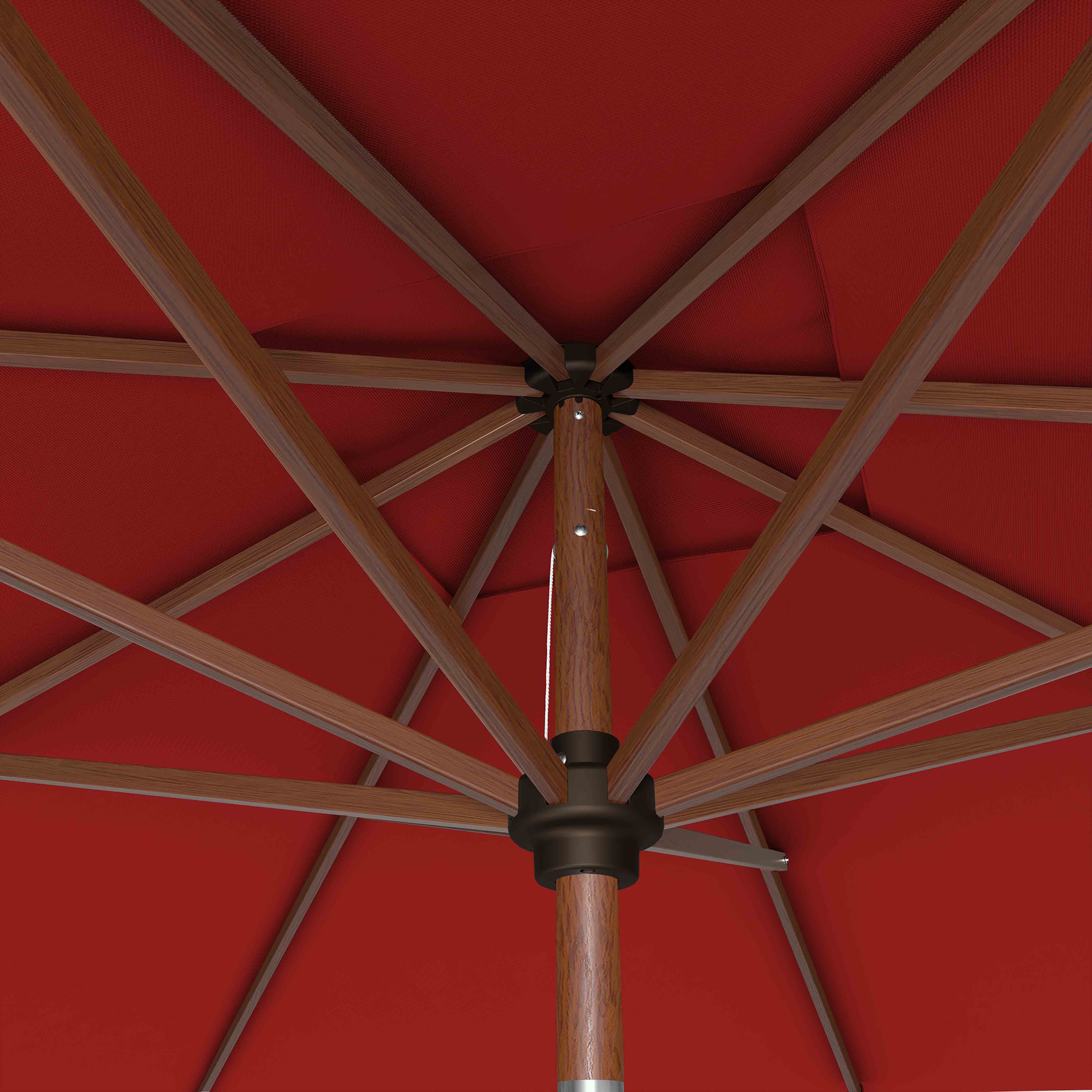 #pole finish_Wooden