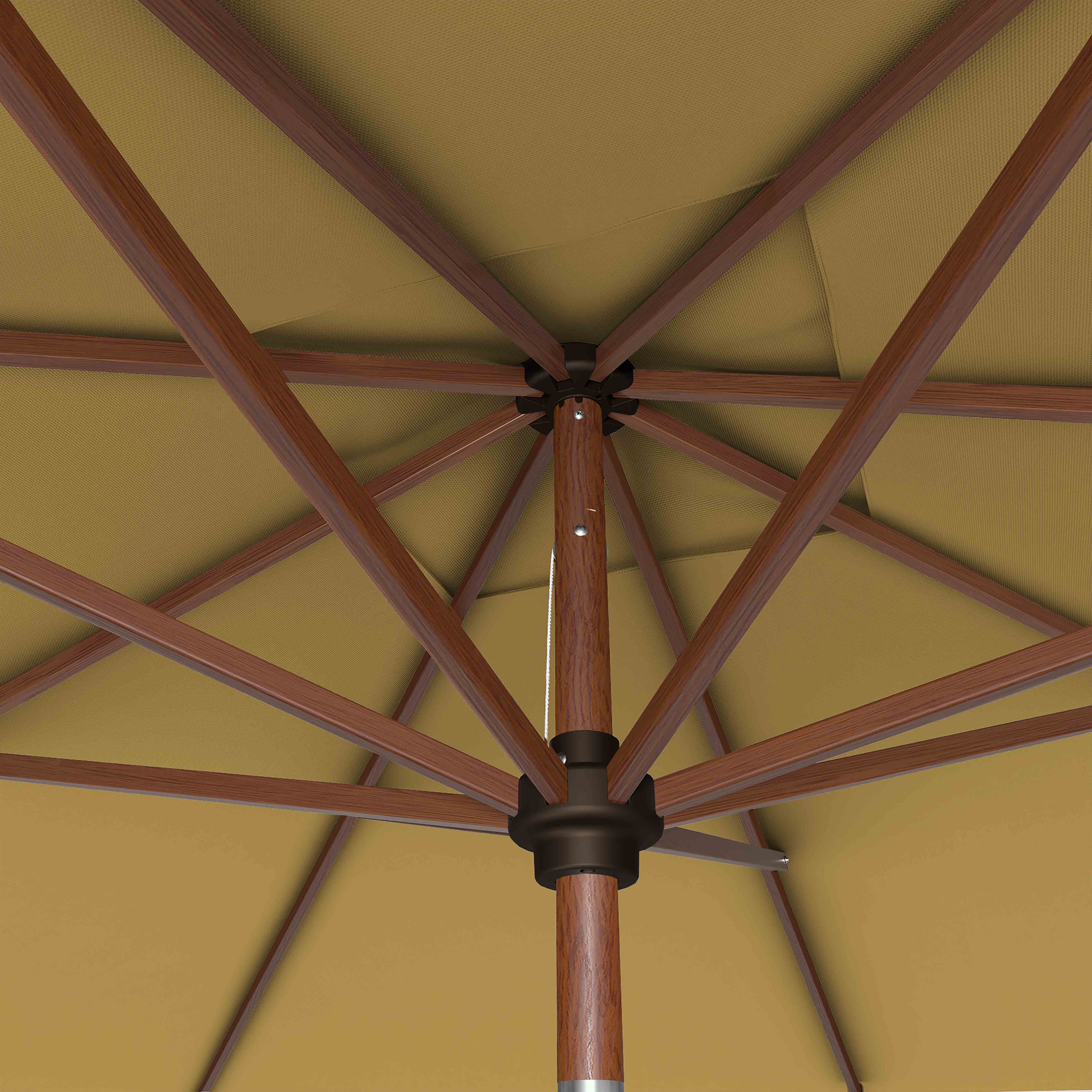 #pole finish_Wooden