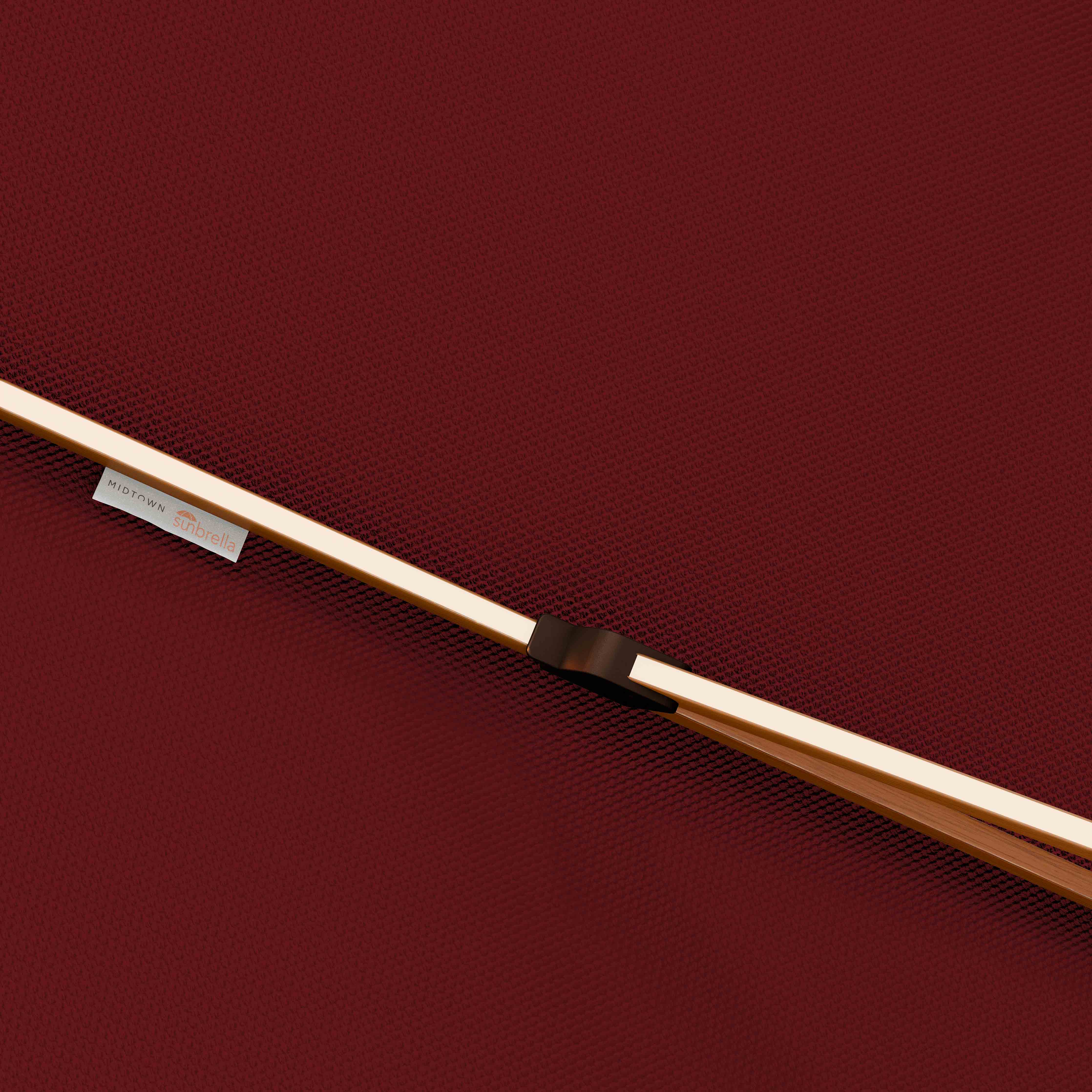 The Supreme Wooden™ - Sunbrella Burgundy