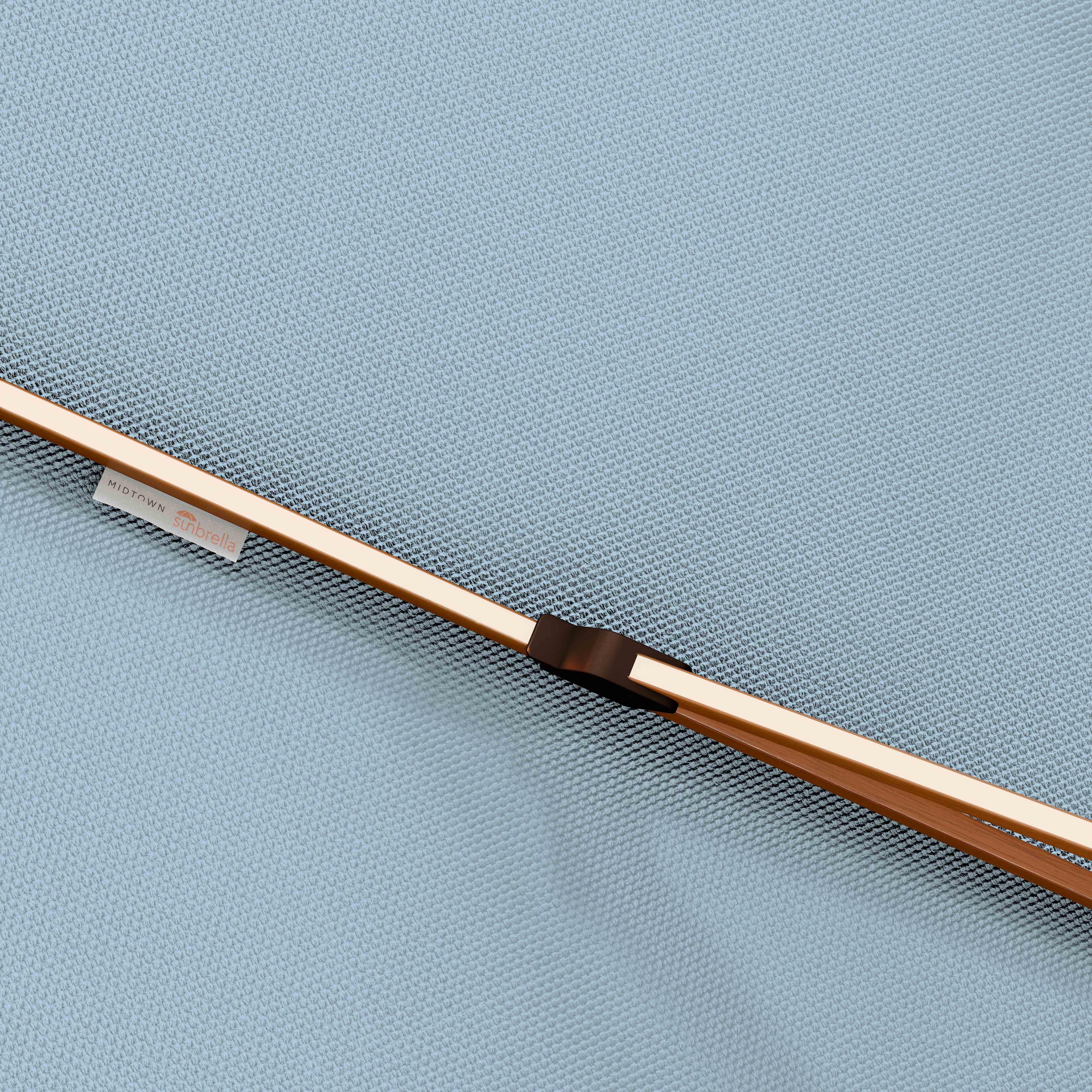 The Supreme Wooden™ - Sunbrella Canvas Haze