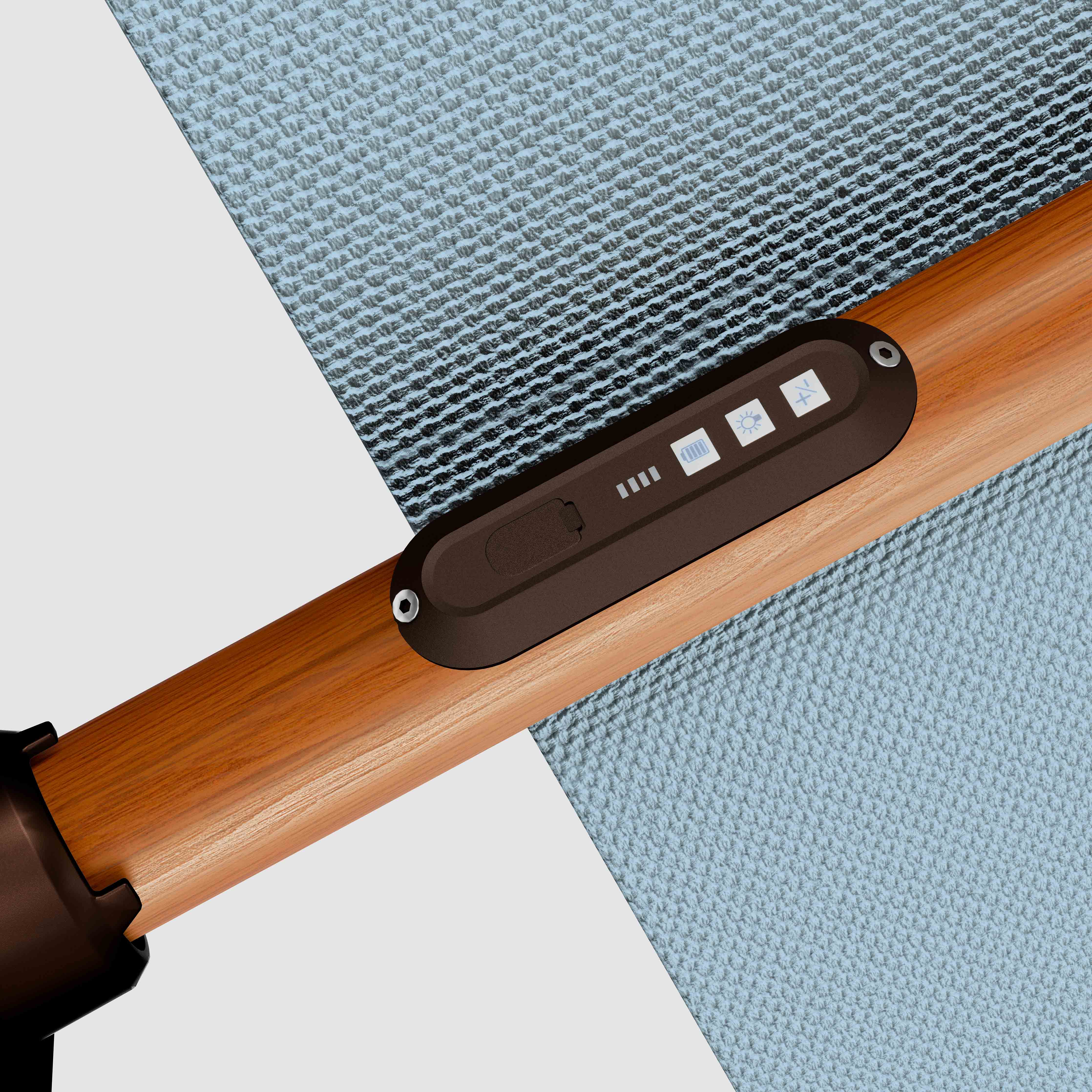 The Supreme Wooden™ - Sunbrella Canvas Haze