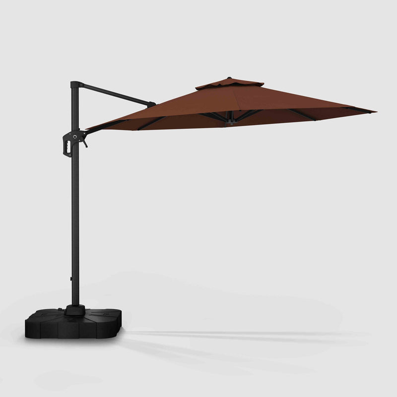 cantilever patio umbrella canada TREASURE GARDEN AG25TR creating a charming atmosphere for your patio PURPLE LEAF Best Value Rectangle