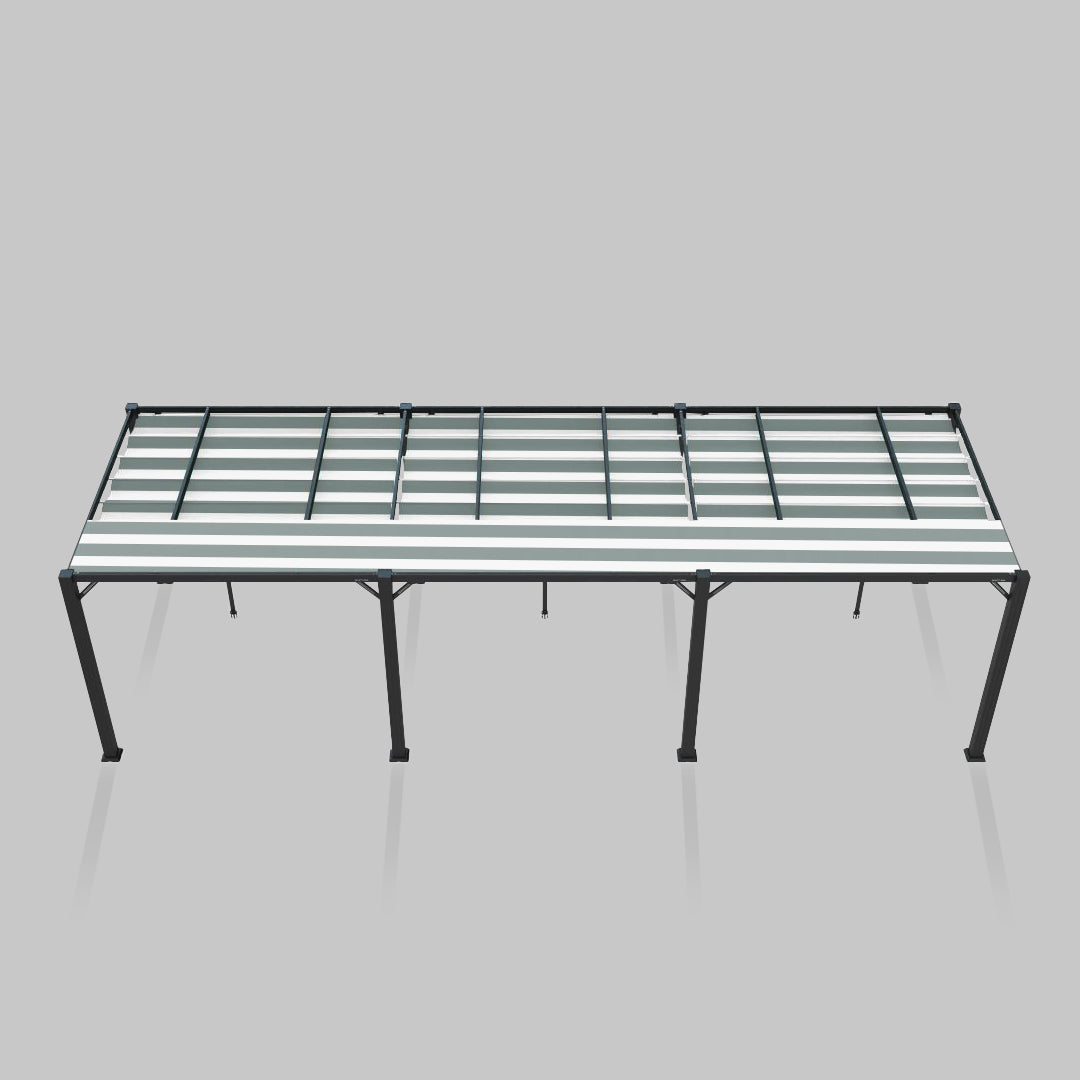 #configuration pergola_triple #frame colour_Aluminum
