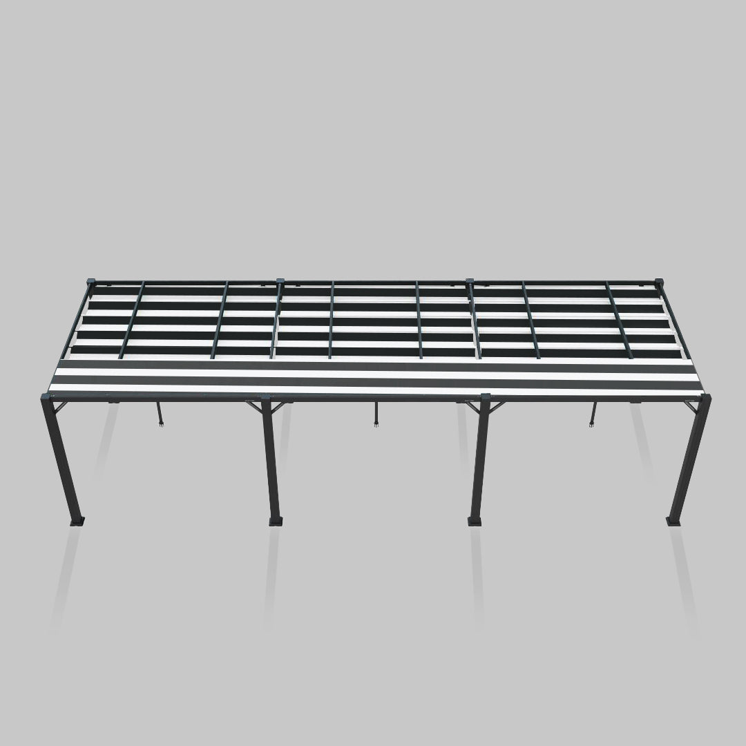 #configuration pergola_triple #frame colour_Aluminum