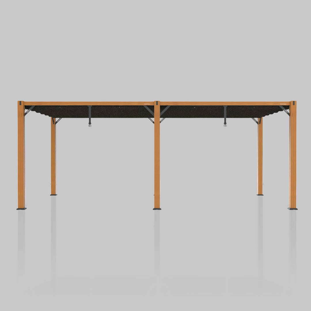 #configuration pergola_double #frame colour_Wood
