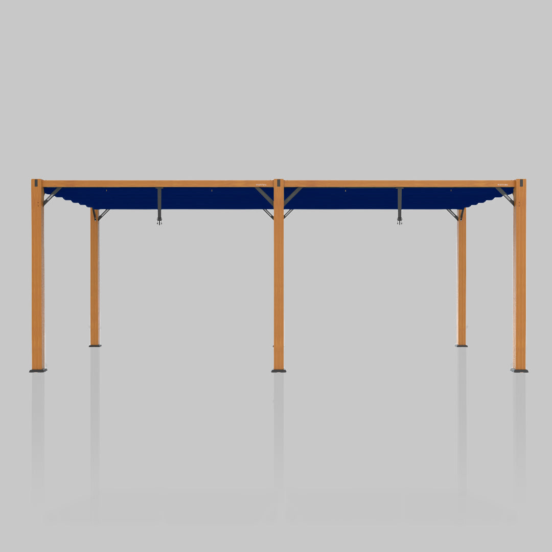 #configuration pergola_double #frame colour_Wood