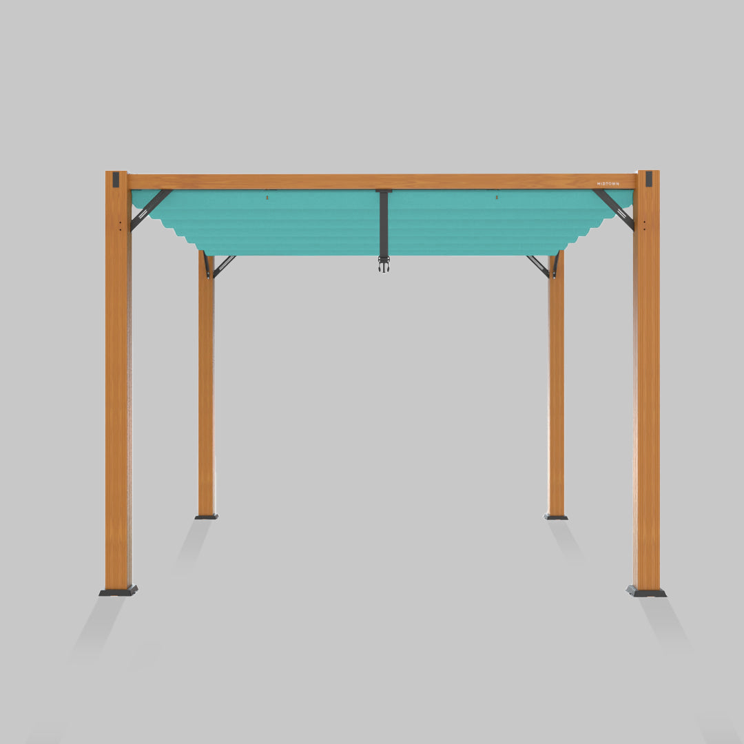 #configuration pergola_single #frame colour_Wood