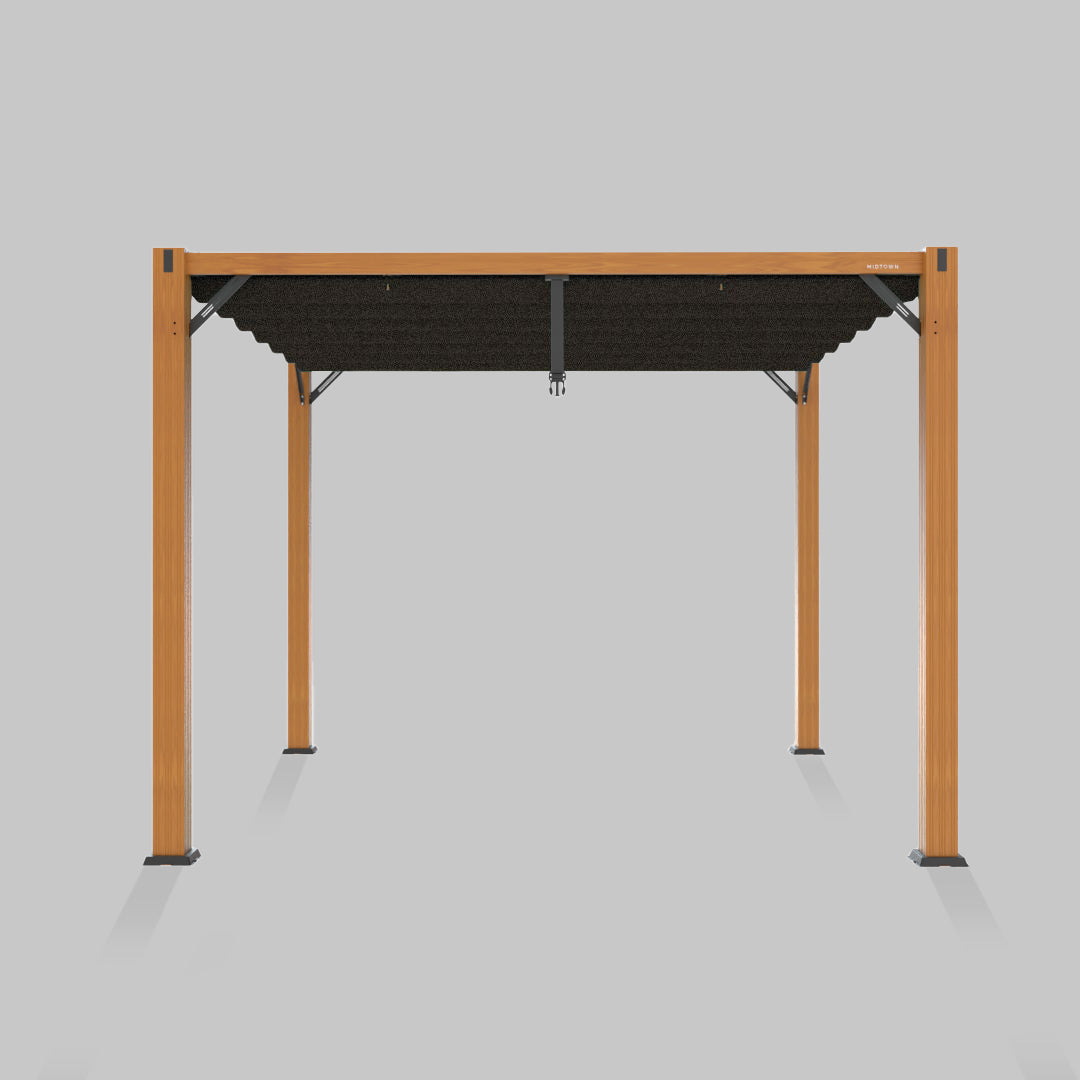 #configuration pergola_single #frame colour_Wood