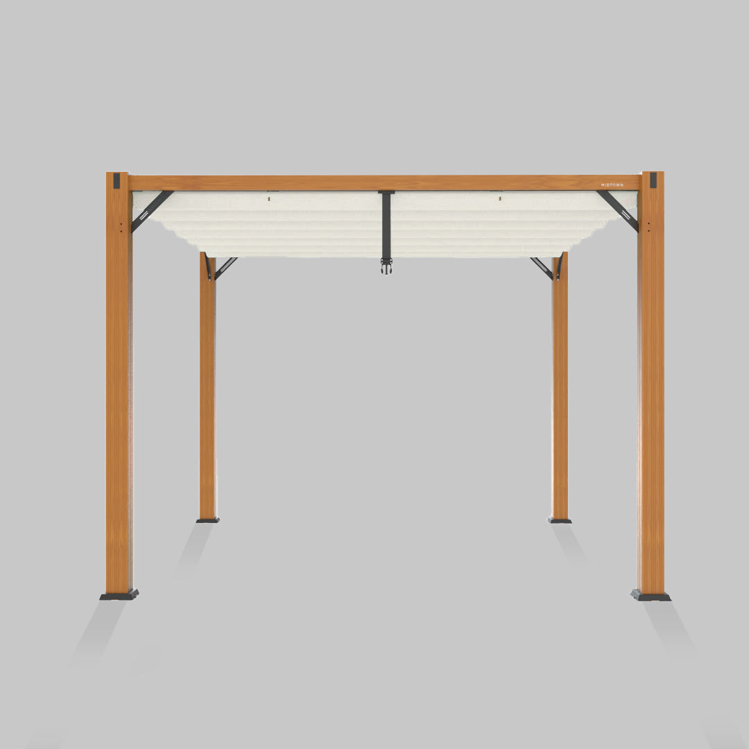 #configuration pergola_single #frame colour_Wood