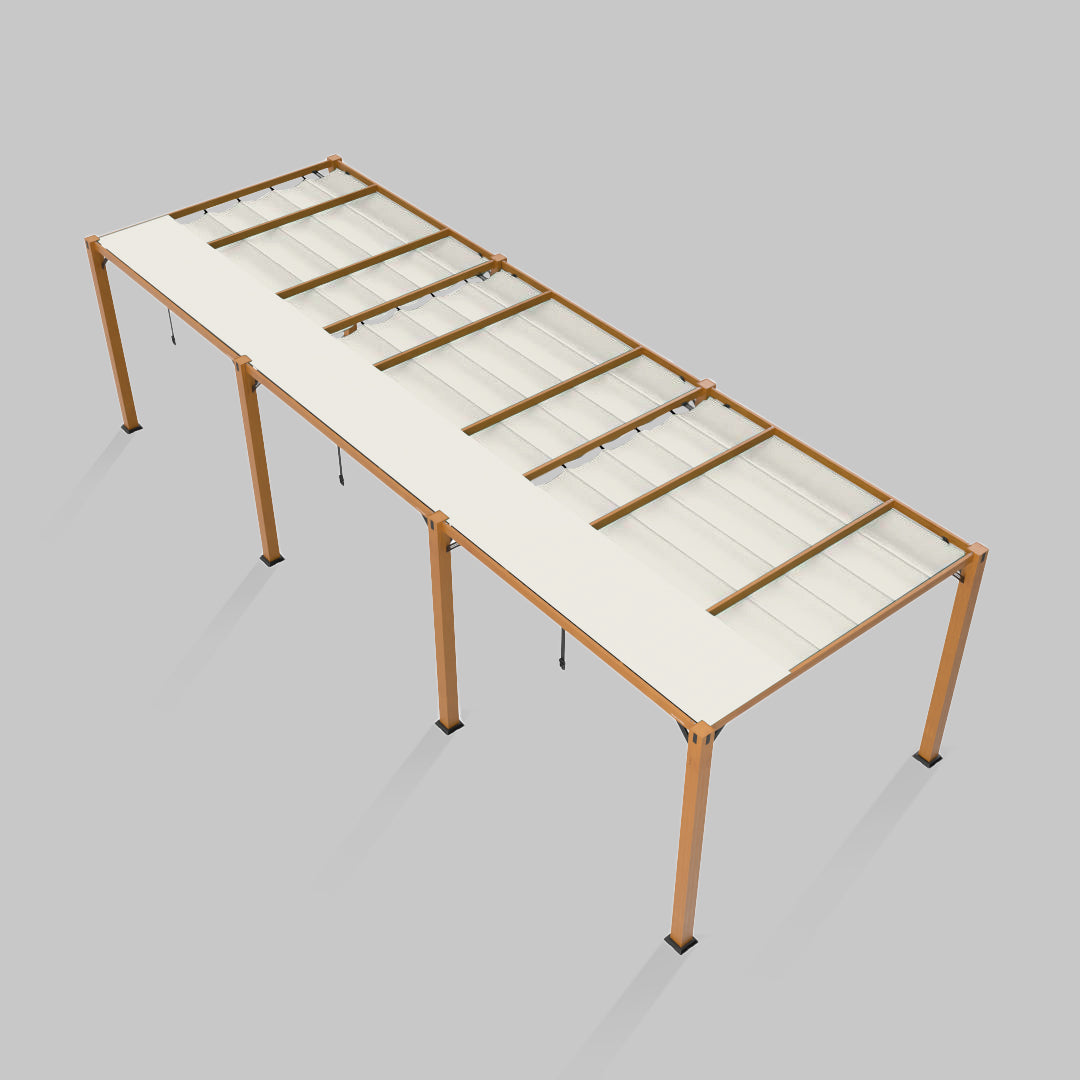 #configuration pergola_triple #frame colour_Wood