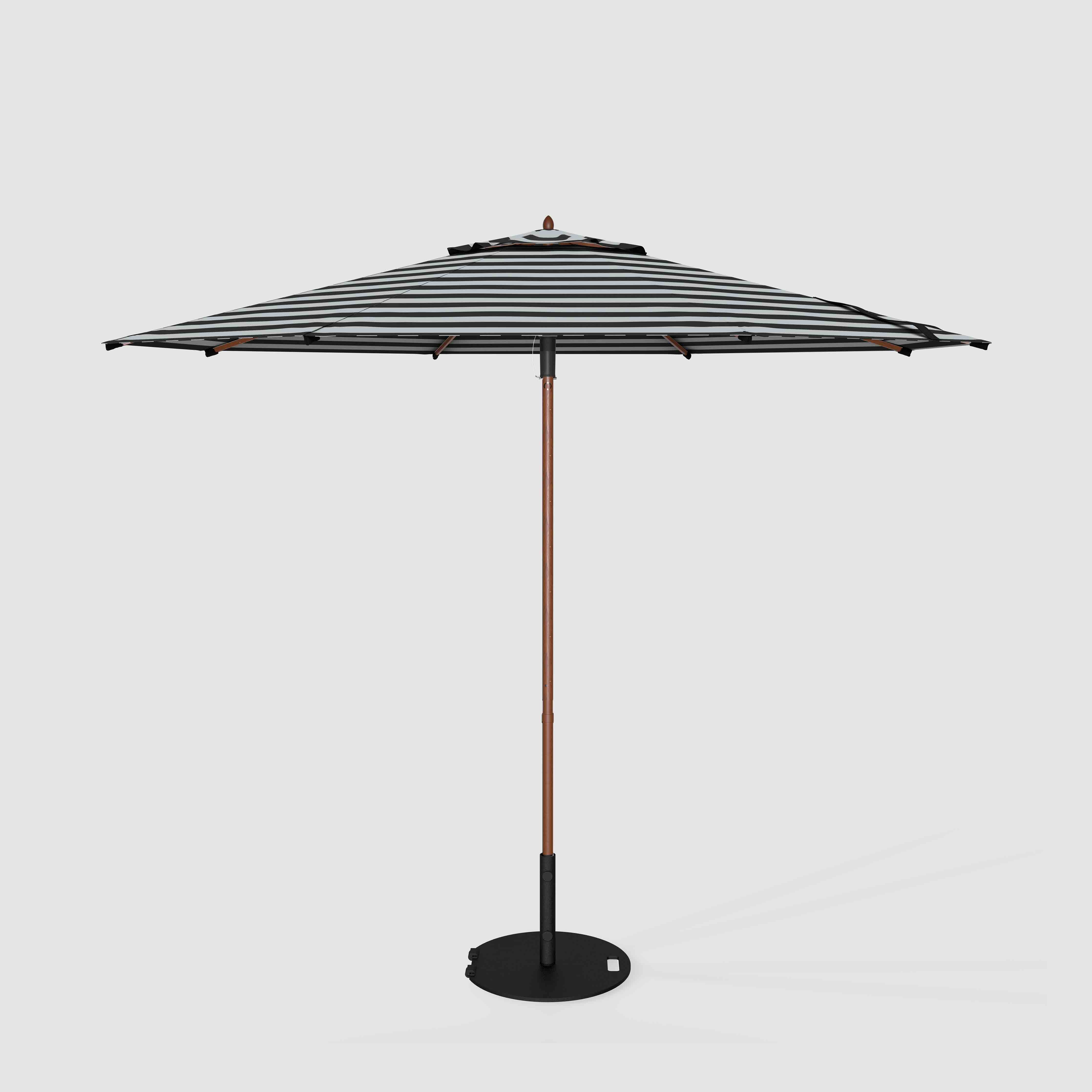 The Wooden™ - Sunbrella Black And Grey