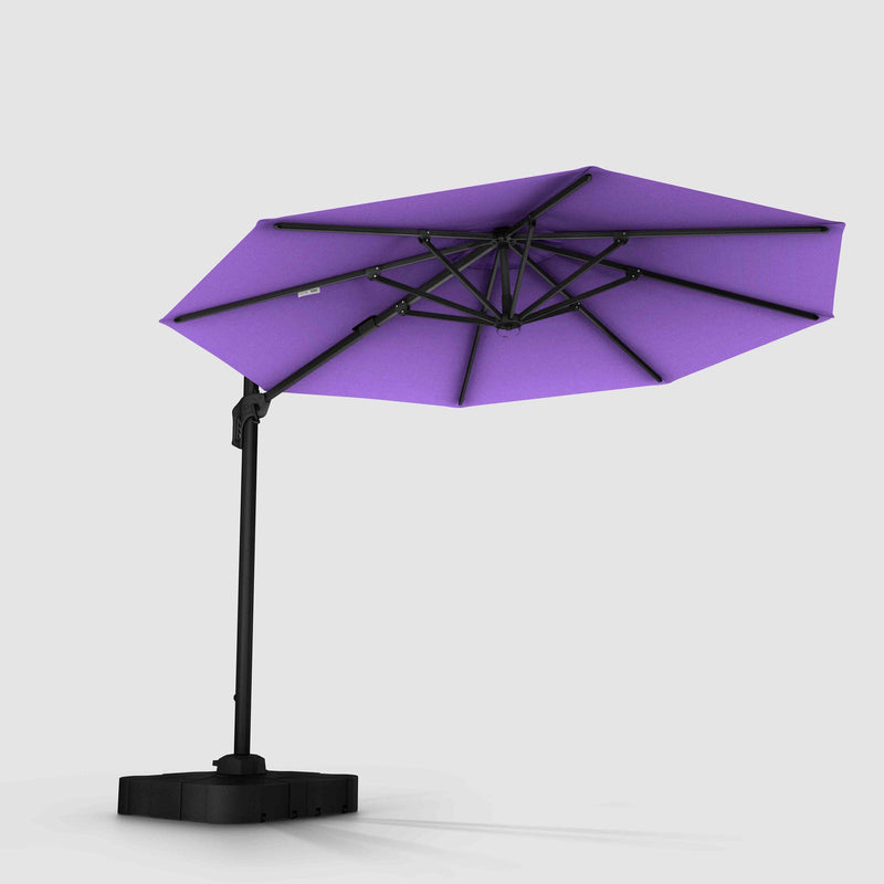 cantilever patio umbrellas toronto wikiwiki 12FT 2 Tiers Umbrella with Solar Lights, Offset Umbrella Outdoor Patio with 360 Rotation and Unlimited Tilting System, Heavy This 11 x 11 cantilever umbrella with weighted base provides widespread protection against the noonday sun poolside or on your deck Toronto 4m Rectangular Cantilever Outdoor