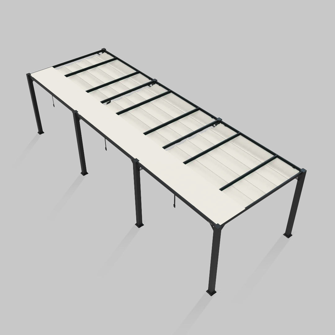 #configuration pergola_triple #frame colour_Aluminum