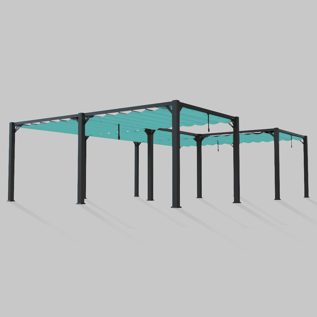#configuration pergola_U shape #frame colour_Aluminum