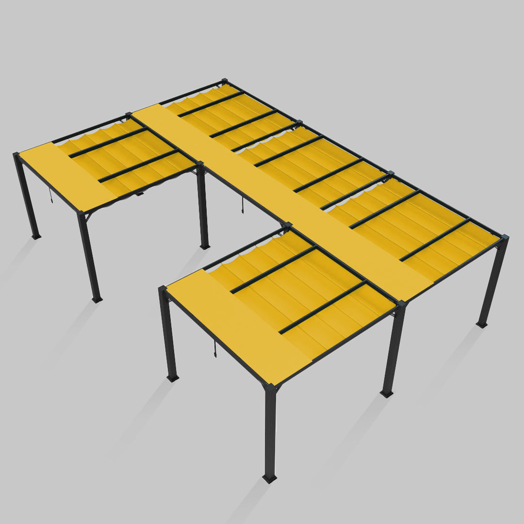#configuration pergola_U shape #frame colour_Aluminum