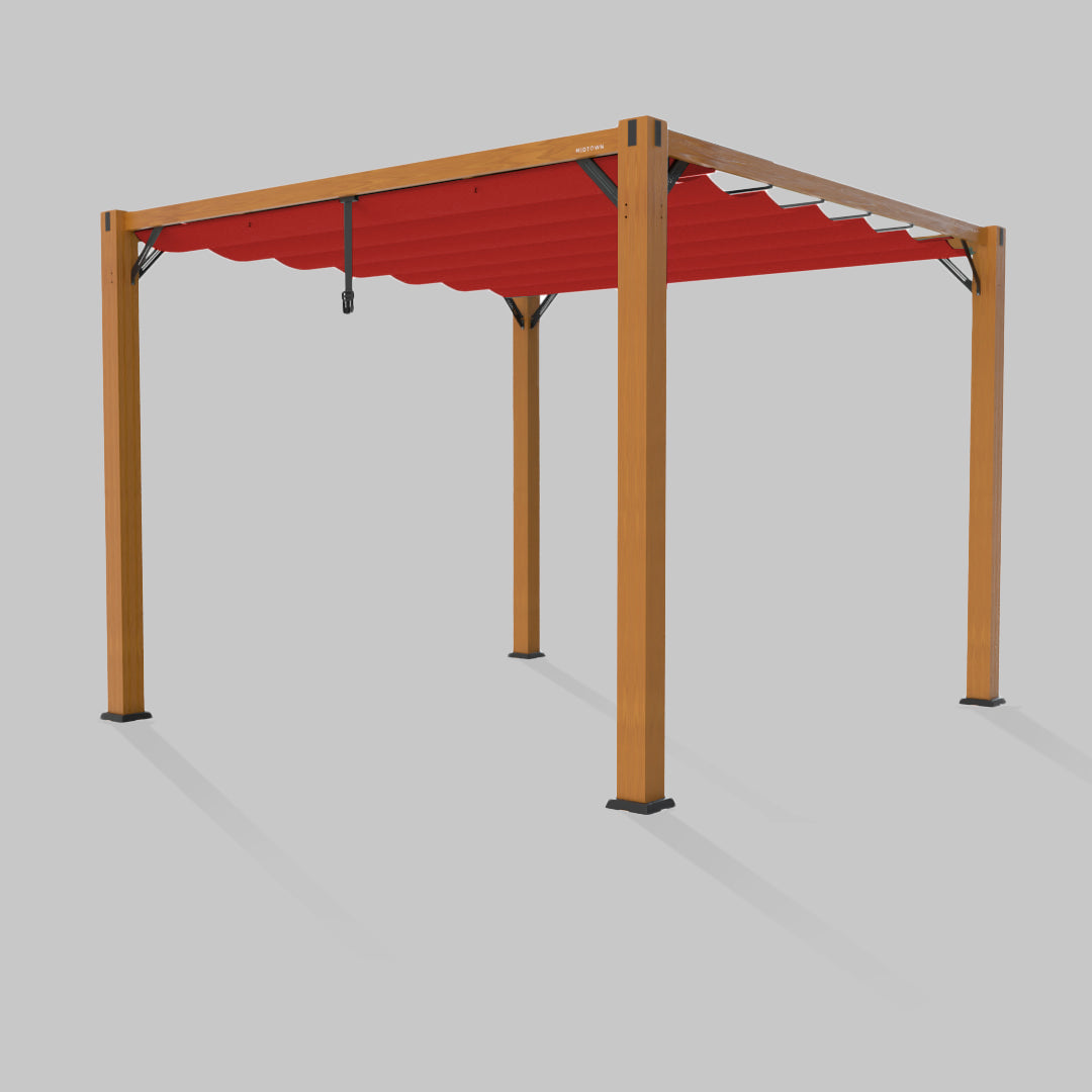#configuration pergola_single #frame colour_Wood